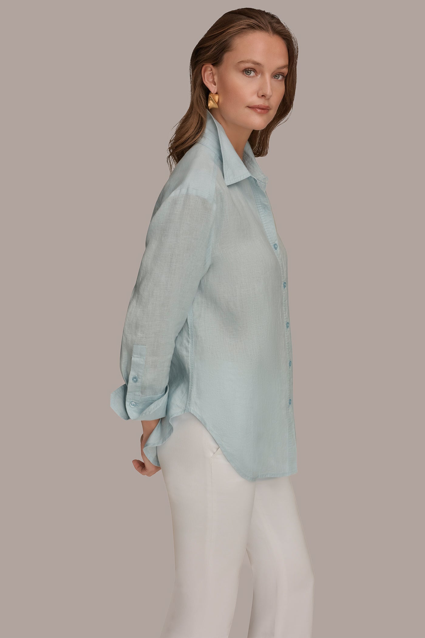 Donna Karan | LONG SLEEVE SHIRT