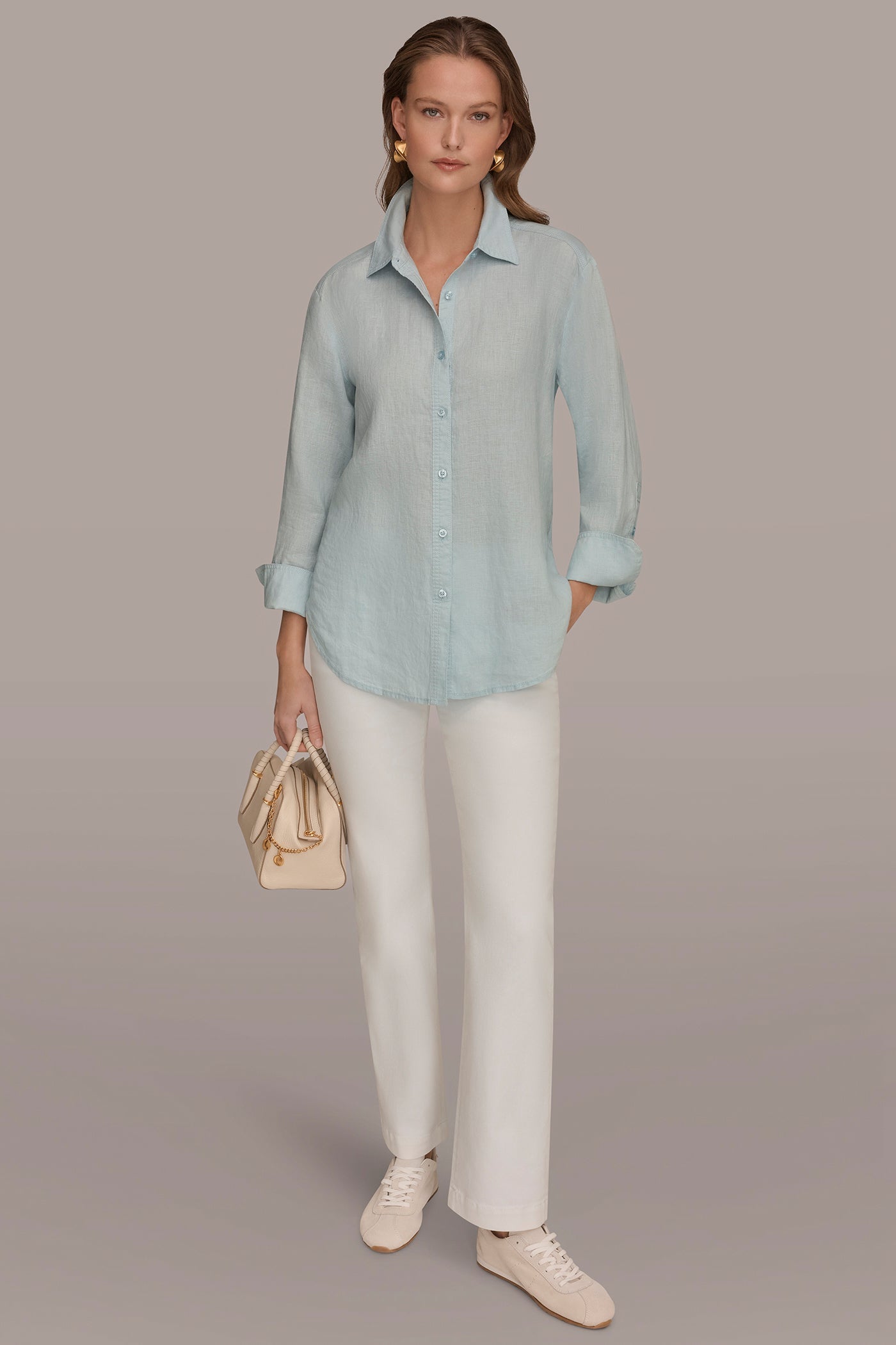 Donna Karan | LONG SLEEVE SHIRT
