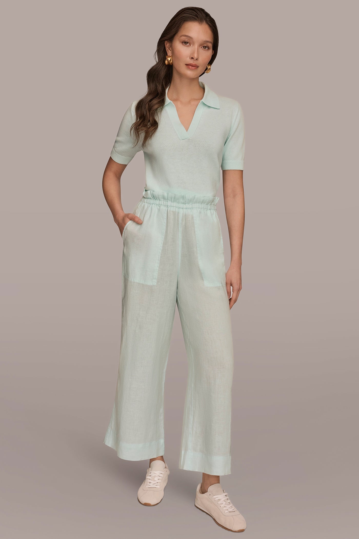 Donna Karan | HIGH-RISE PAPERBAG PANT