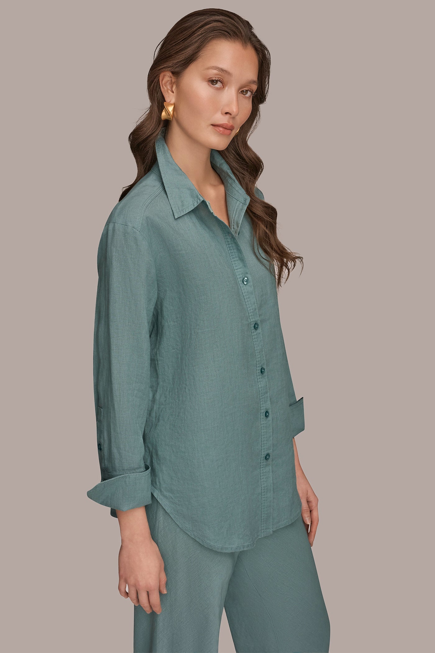 Donna Karan | LONG SLEEVE SHIRT