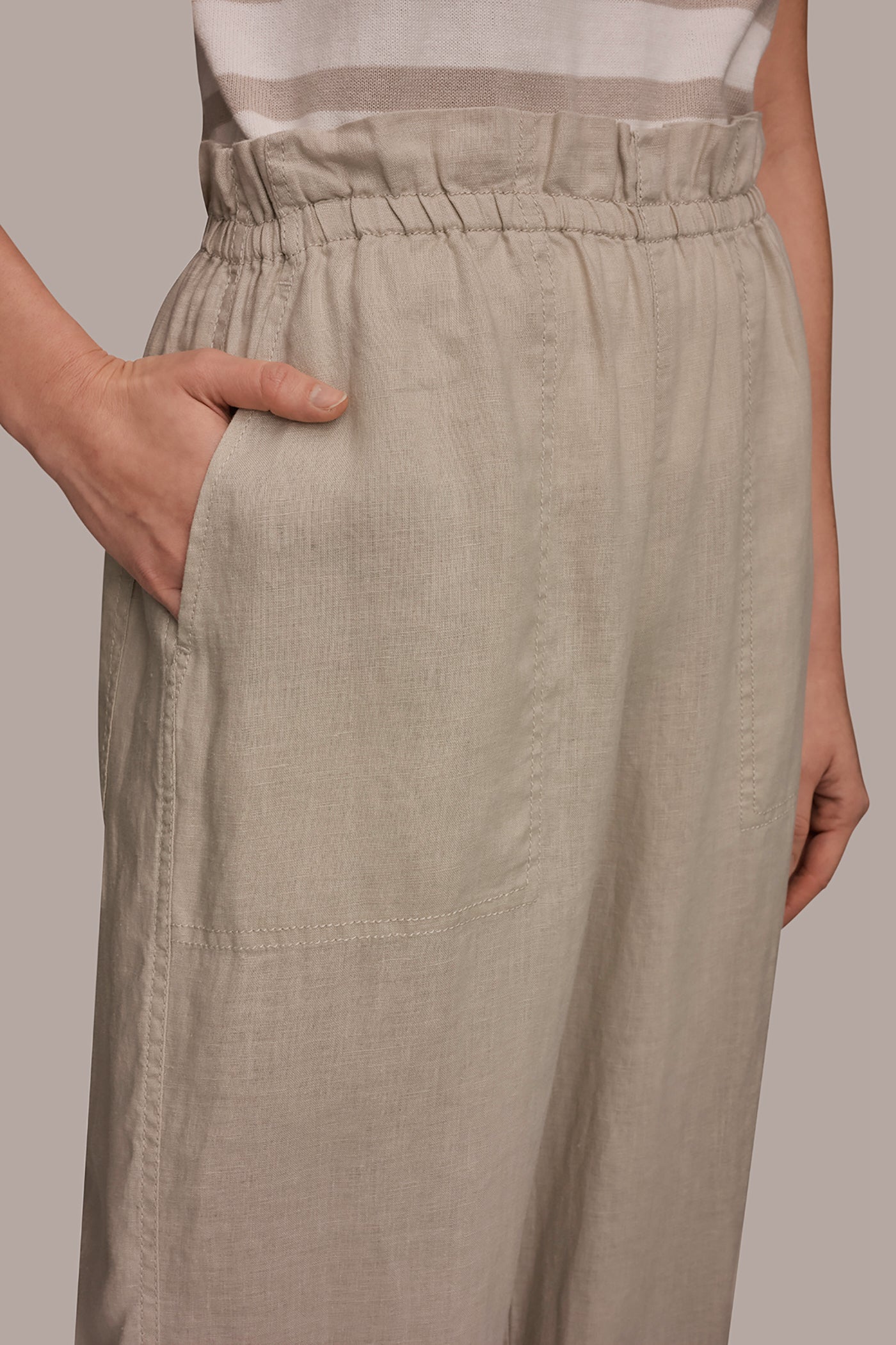 Donna Karan | HIGH-RISE PAPERBAG PANT