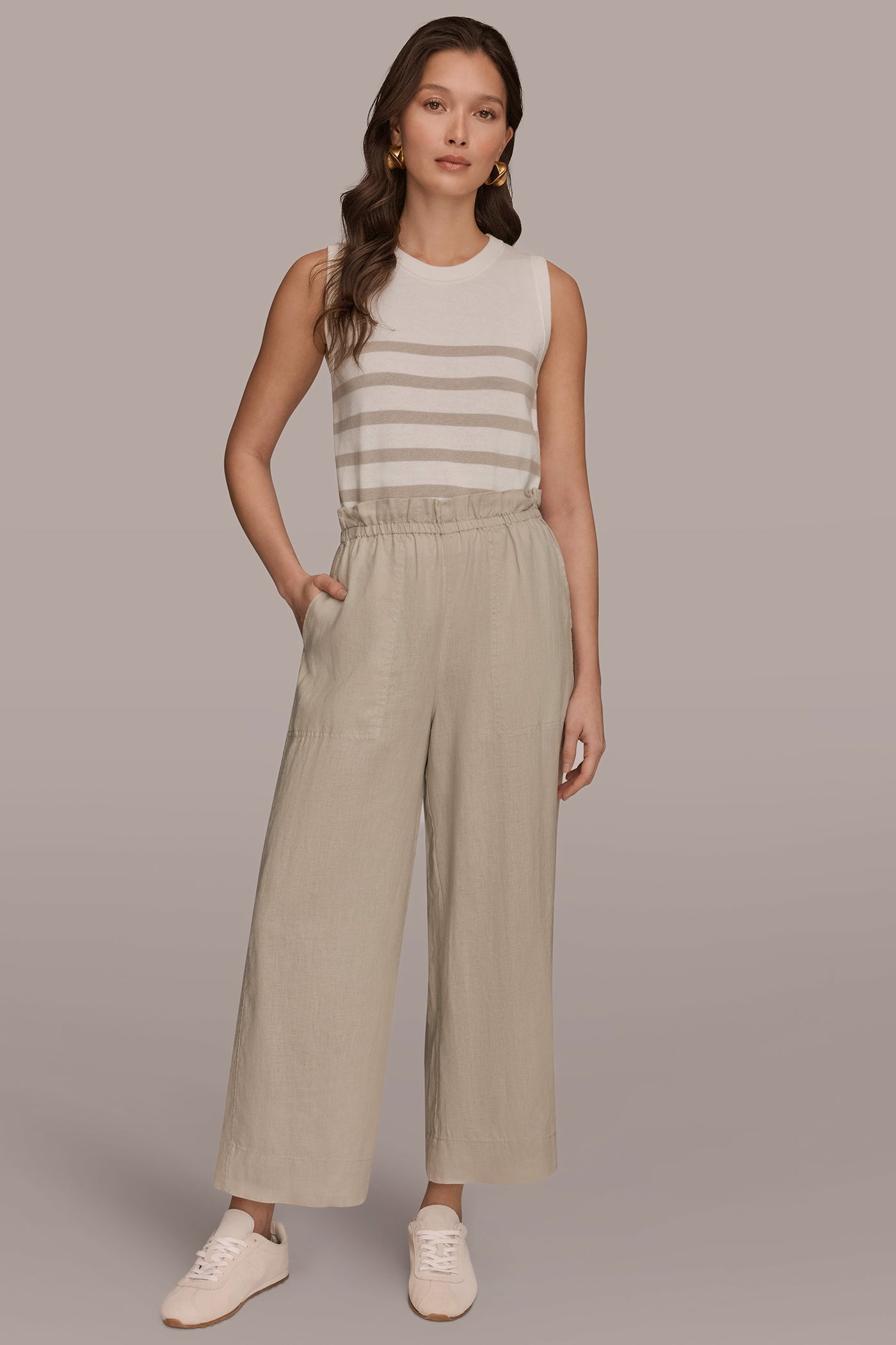 Donna Karan | HIGH-RISE PAPERBAG PANT