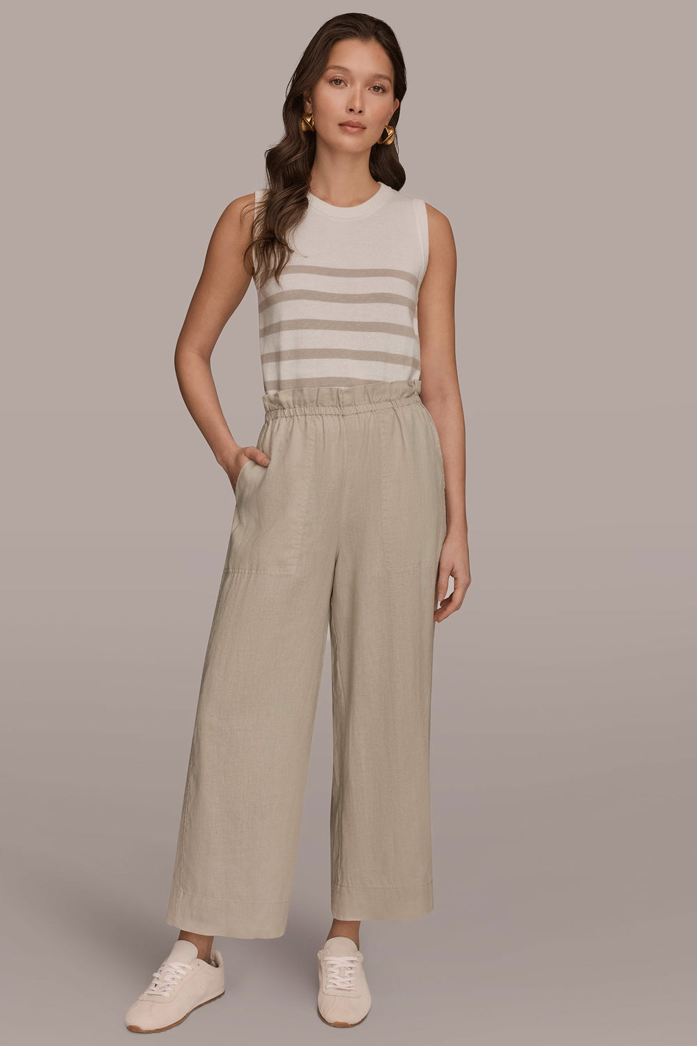 Donna Karan | HIGH-RISE PAPERBAG PANT