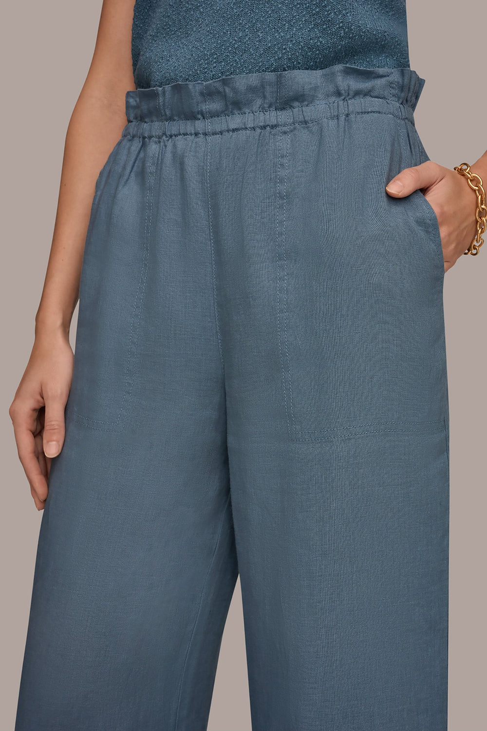 Donna Karan | HIGH-RISE PAPERBAG PANT