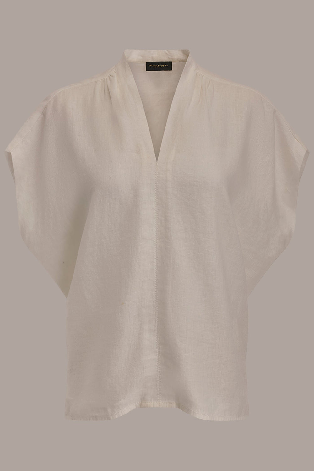 Donna Karan | LINEN SLEEVELESS BLOUSE