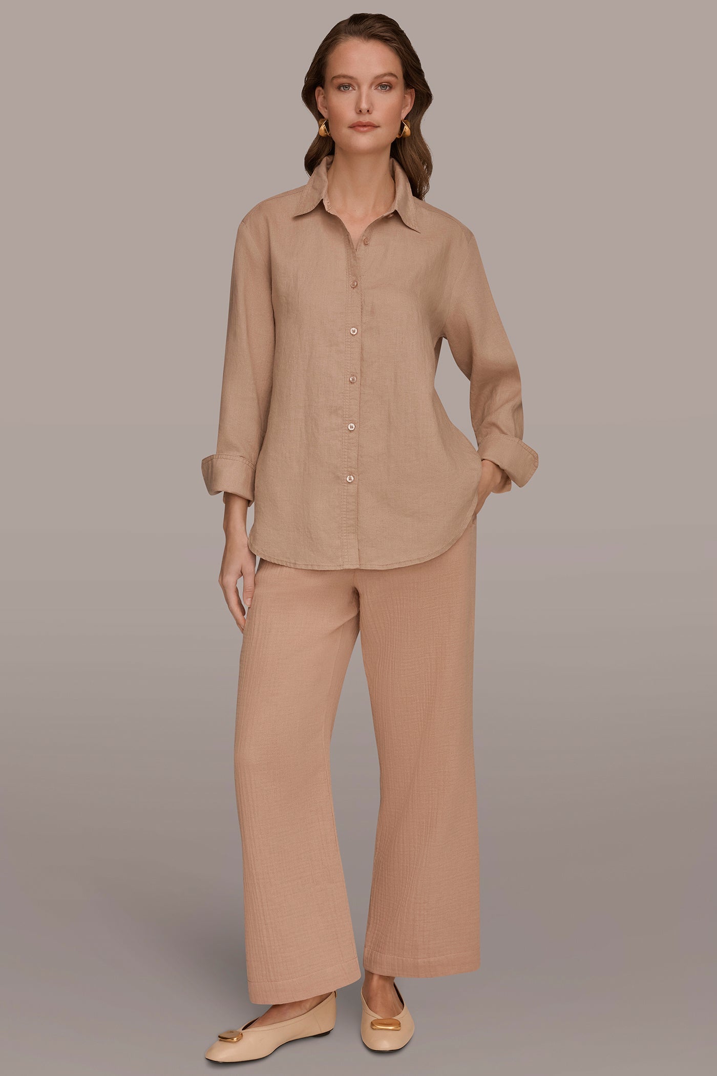 Donna Karan | LONG SLEEVE SHIRT