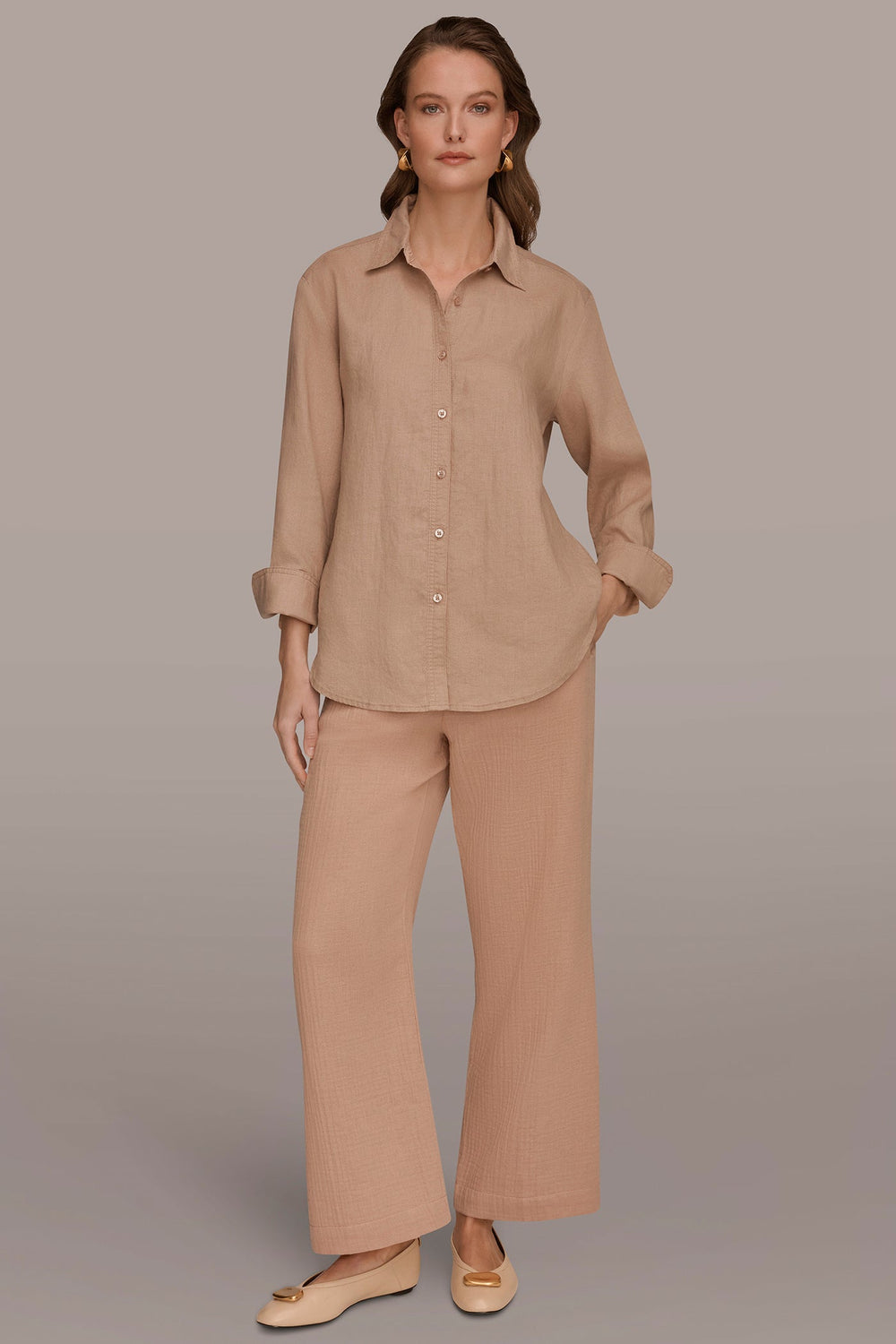 Donna Karan | LONG SLEEVE SHIRT