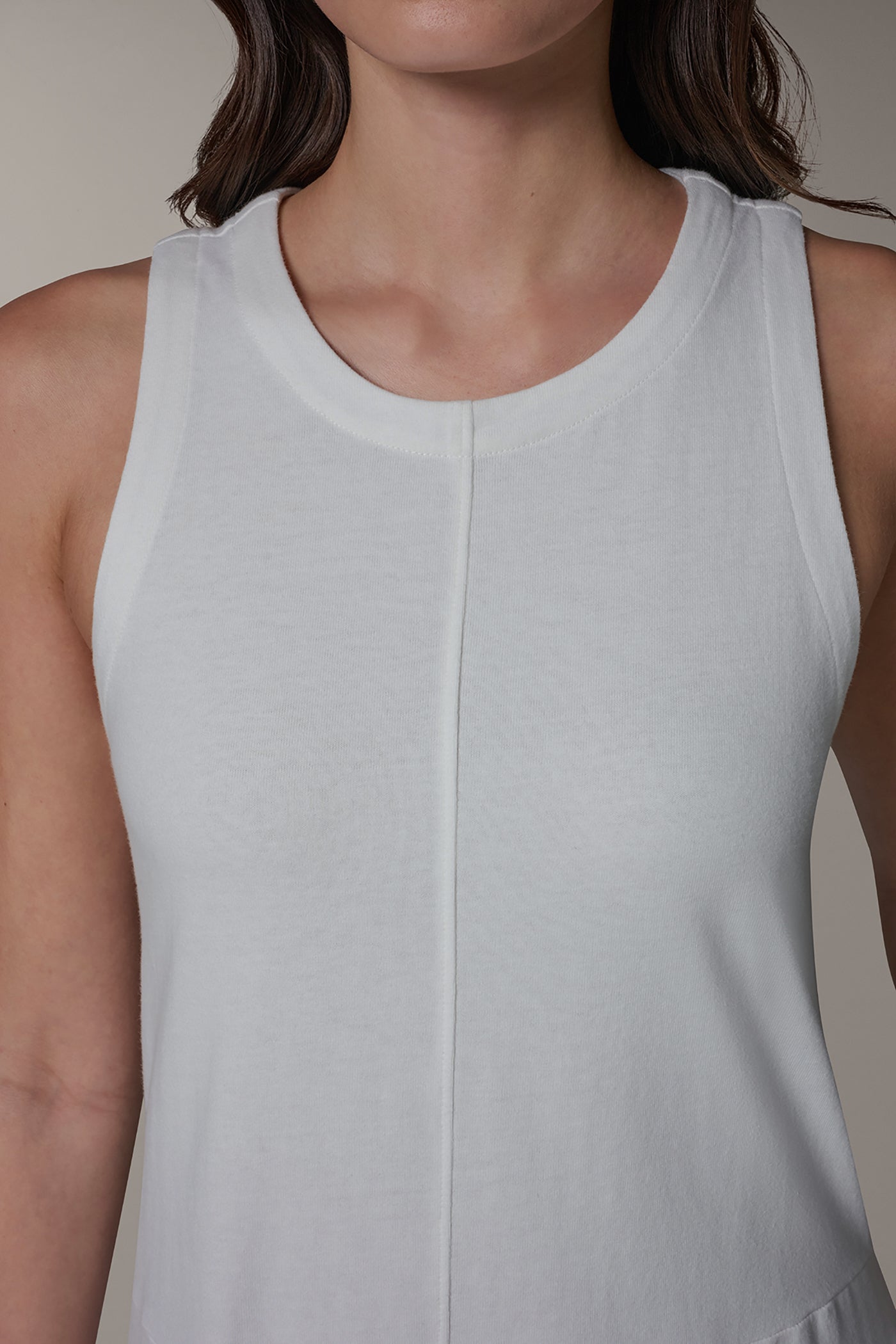Donna Karan | SLEEVELESS MIDI TRAPEZE DRESS