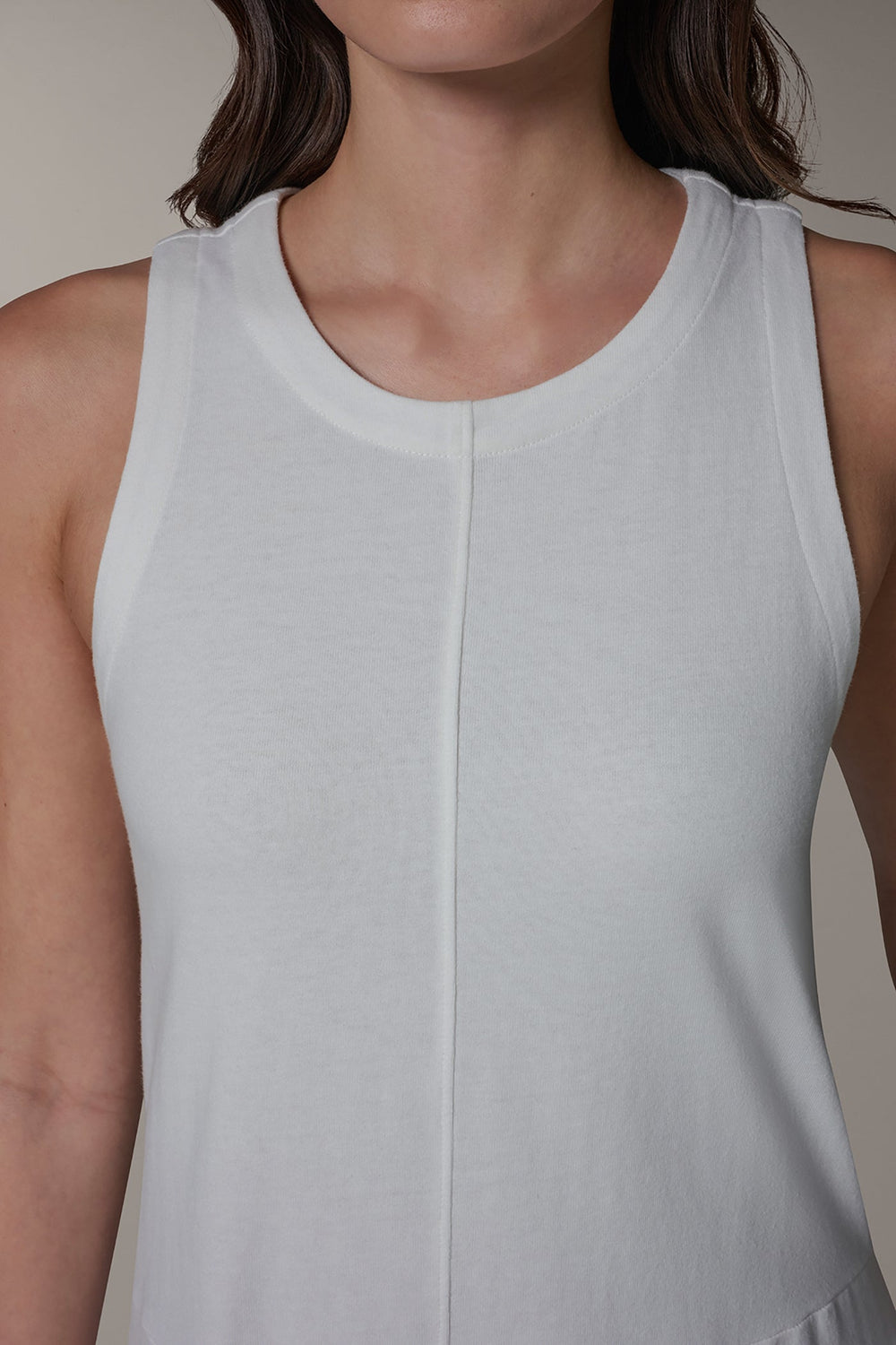 Donna Karan | SLEEVELESS MIDI TRAPEZE DRESS