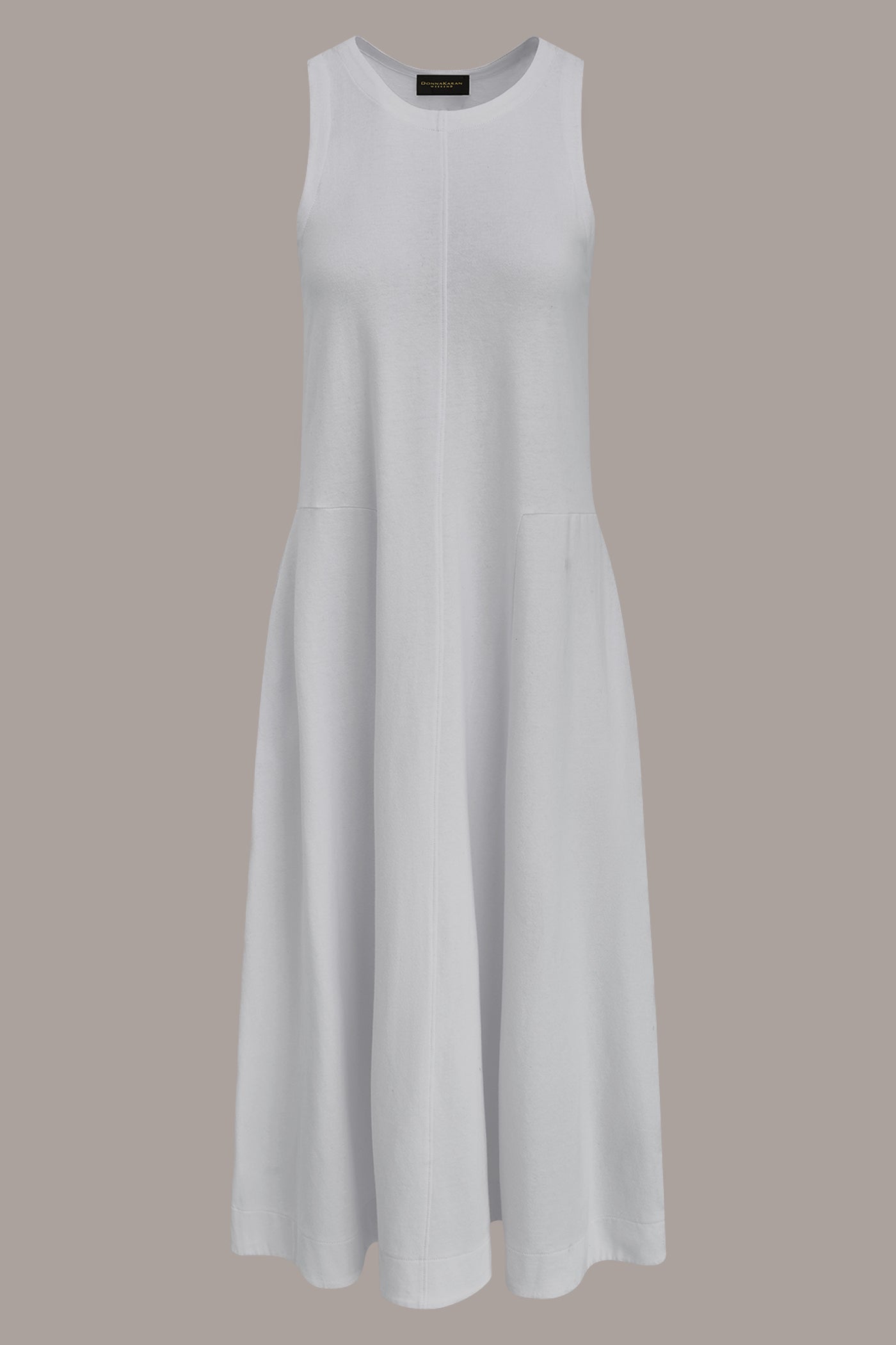 Donna Karan | SLEEVELESS MIDI TRAPEZE DRESS