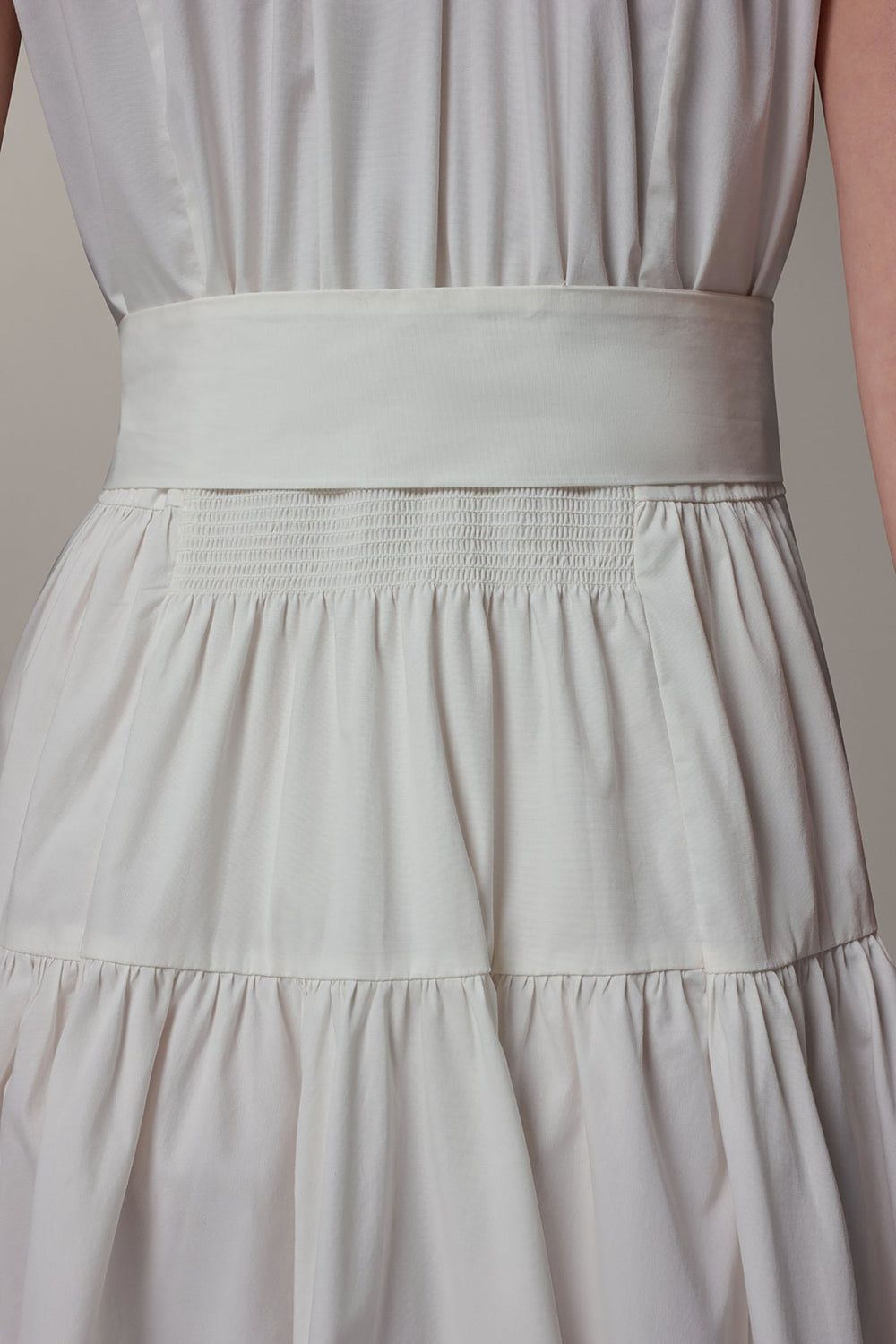 Donna Karan | CAP SLEEVE MIDI SHIRT DRESS