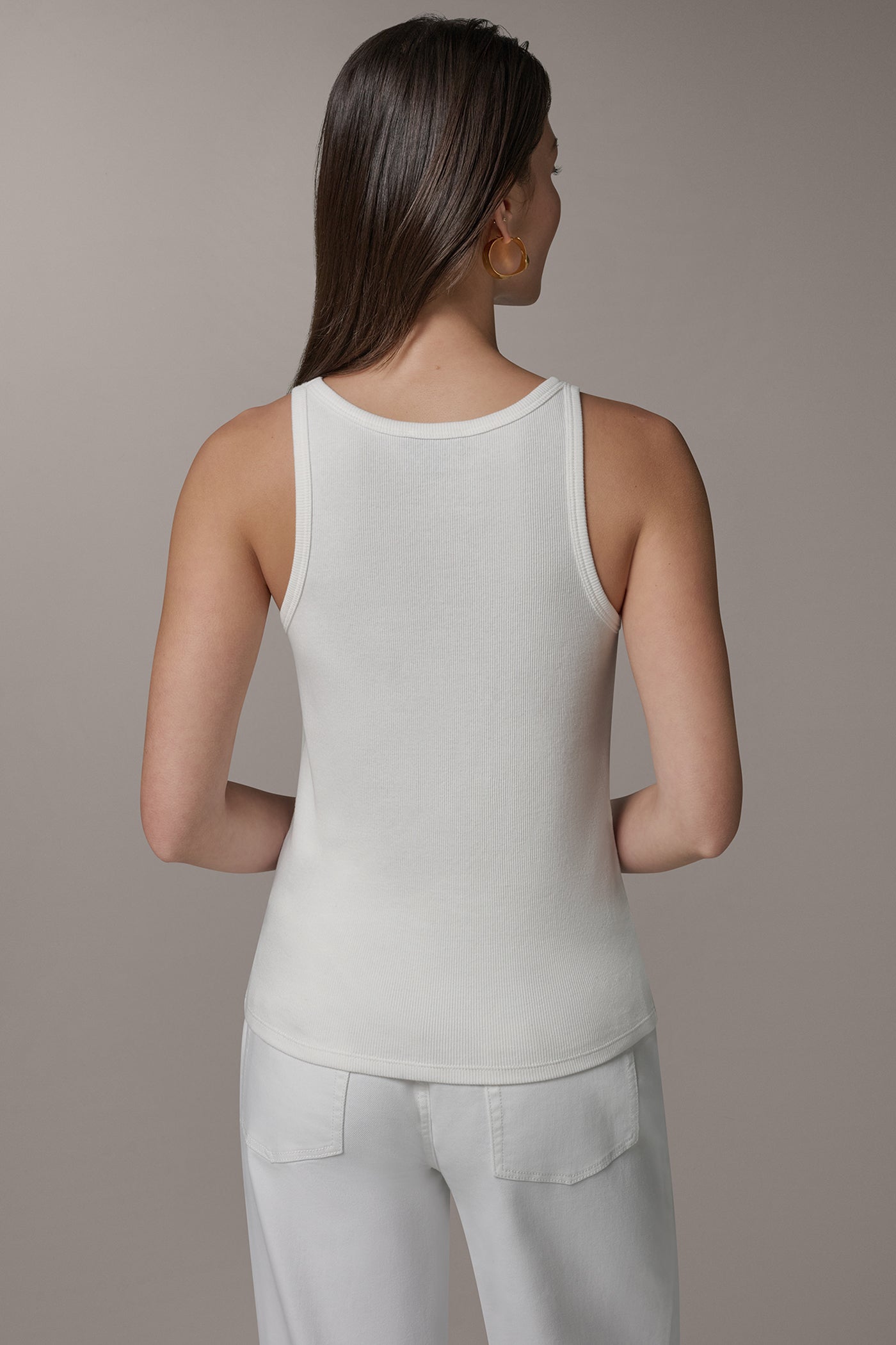 Donna Karan | SLEEVELESS HALTER TANK