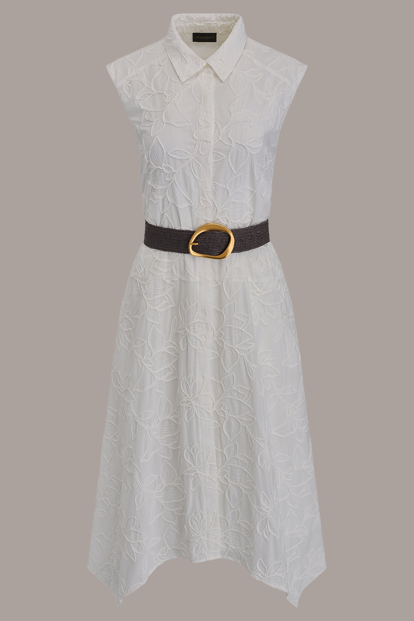 Donna Karan | SLEEVELESS MIDI SHIRT DRESS