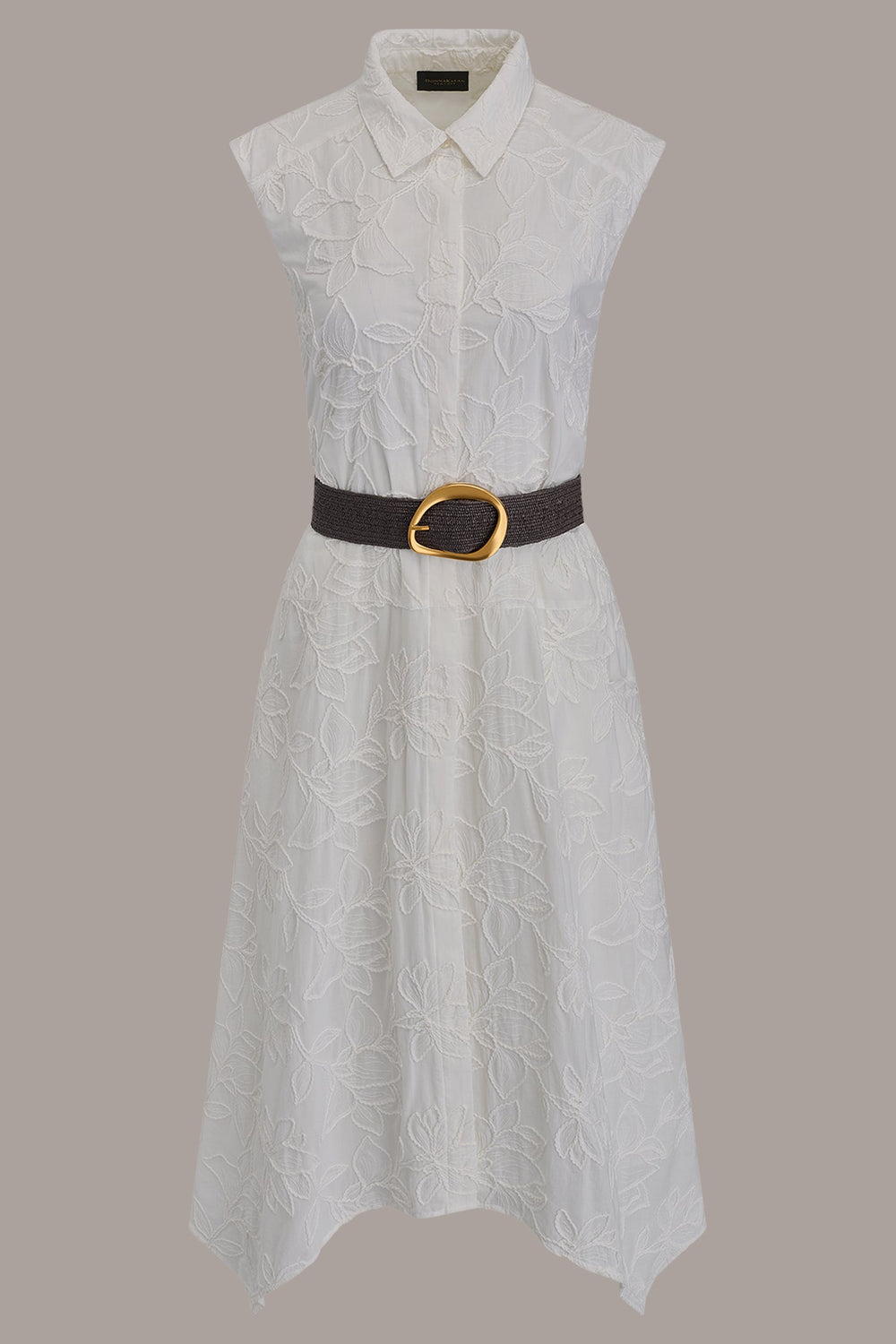 Donna Karan | SLEEVELESS MIDI SHIRT DRESS