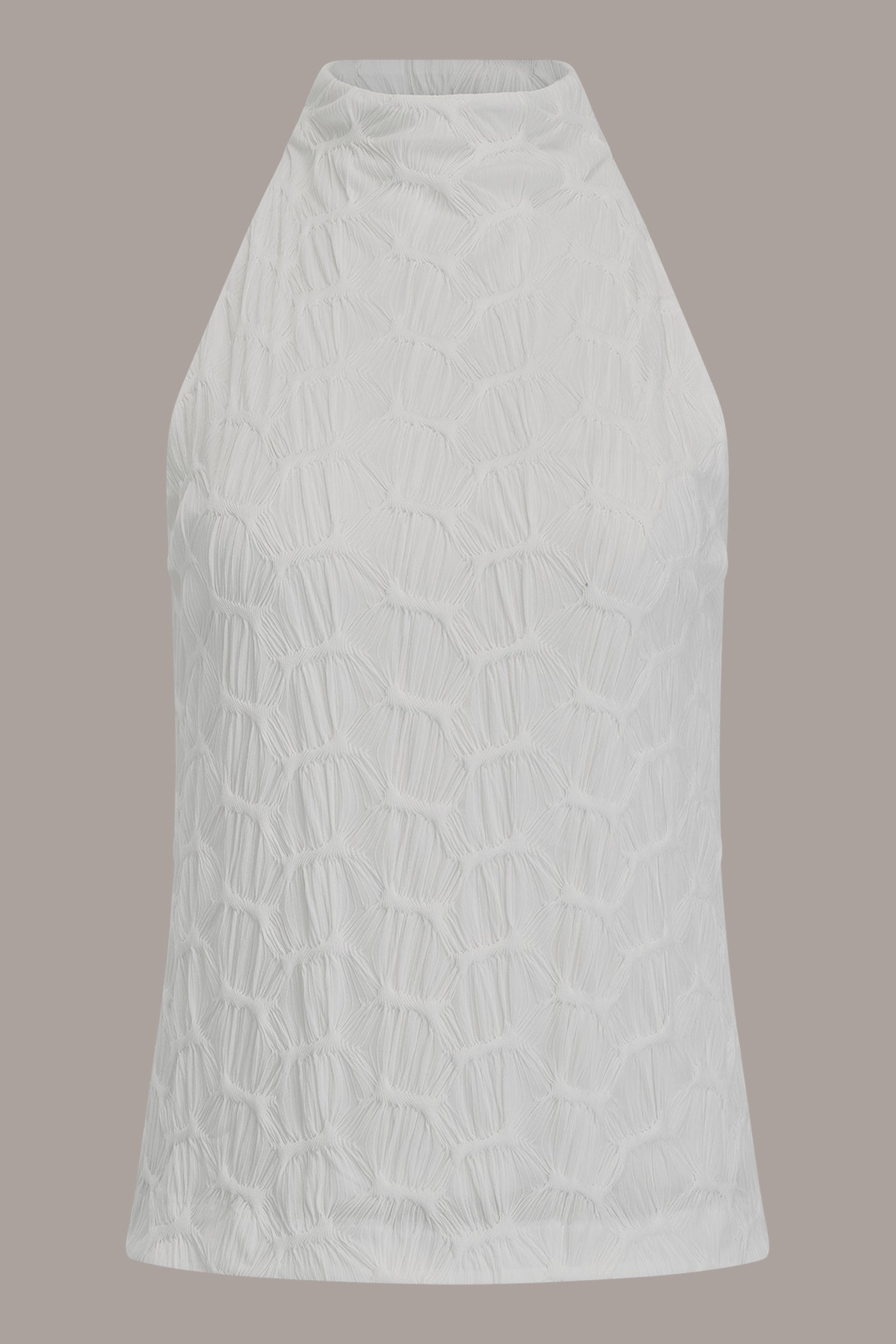 Donna Karan | SLEEVELESS MOCK NECK BLOUSE