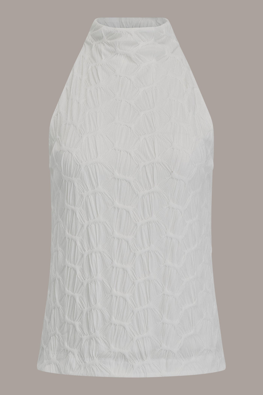 Donna Karan | SLEEVELESS MOCK NECK BLOUSE