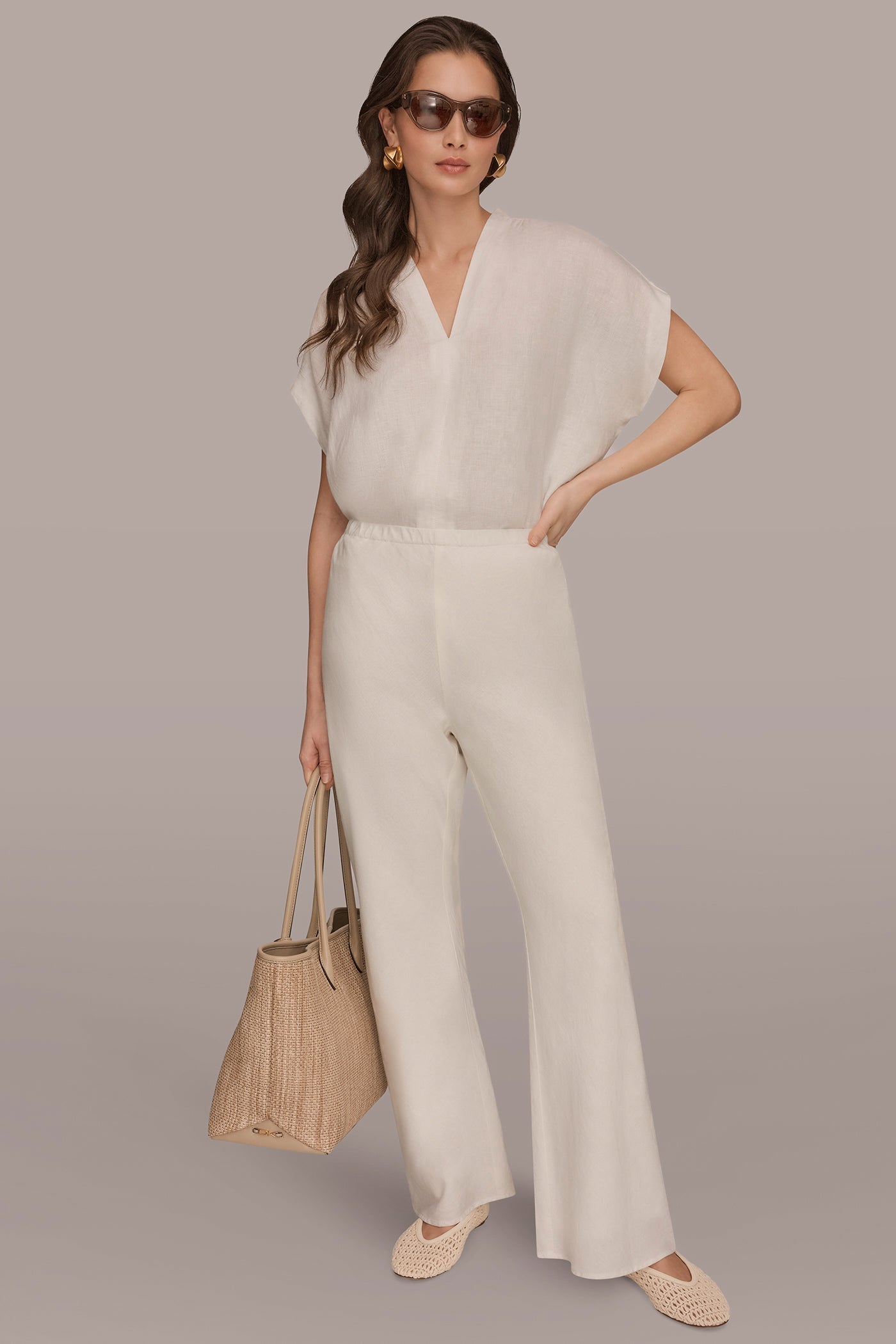 Donna Karan | MID-RISE RELAXED ANKLE PANT