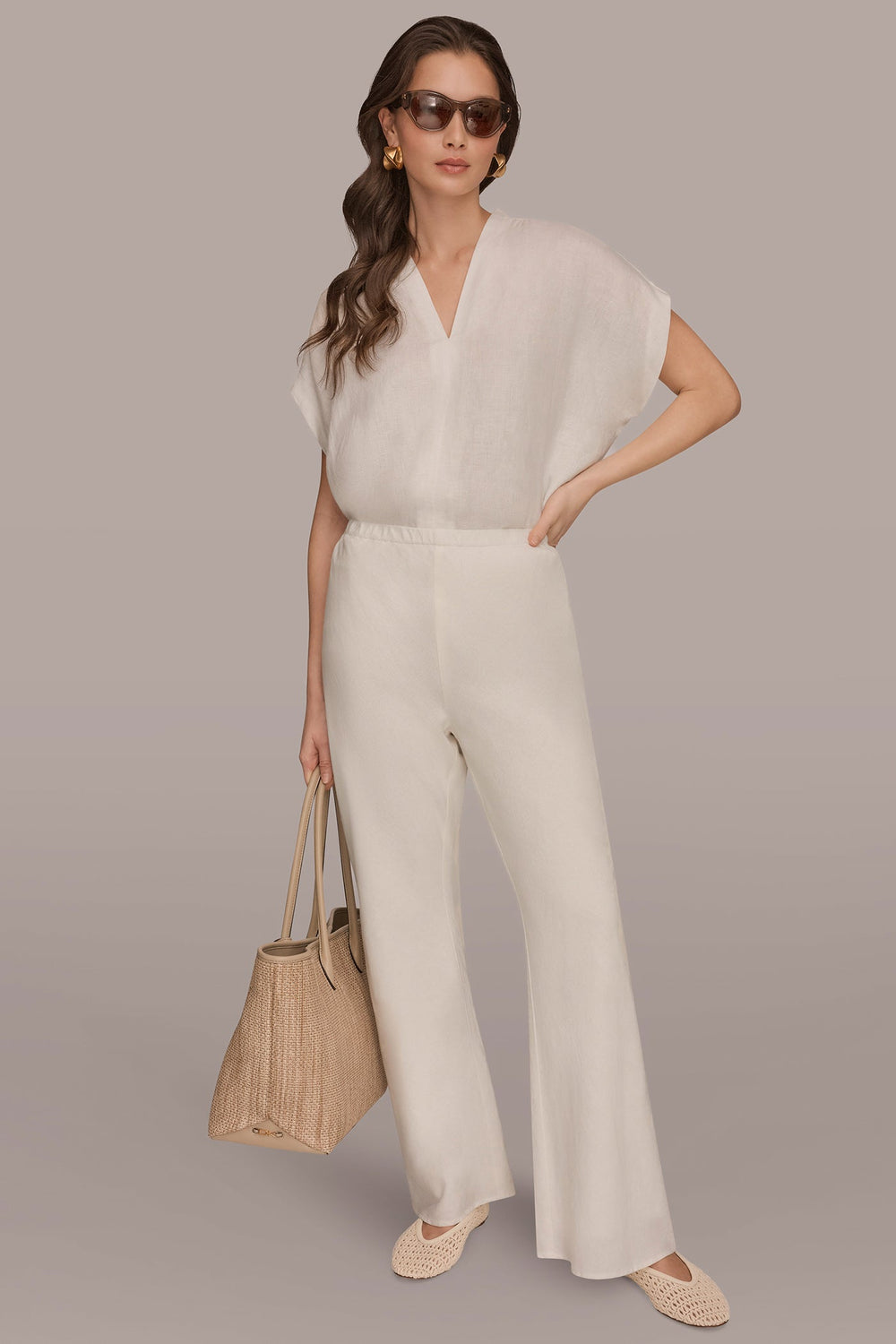 Donna Karan | MID-RISE RELAXED ANKLE PANT