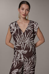 Donna Karan | SLEEVELESS EXTENDED SHOULDER TOP
