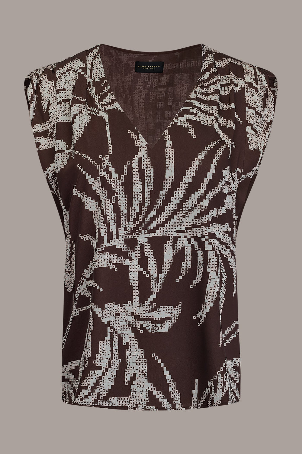 Donna Karan | SLEEVELESS EXTENDED SHOULDER TOP