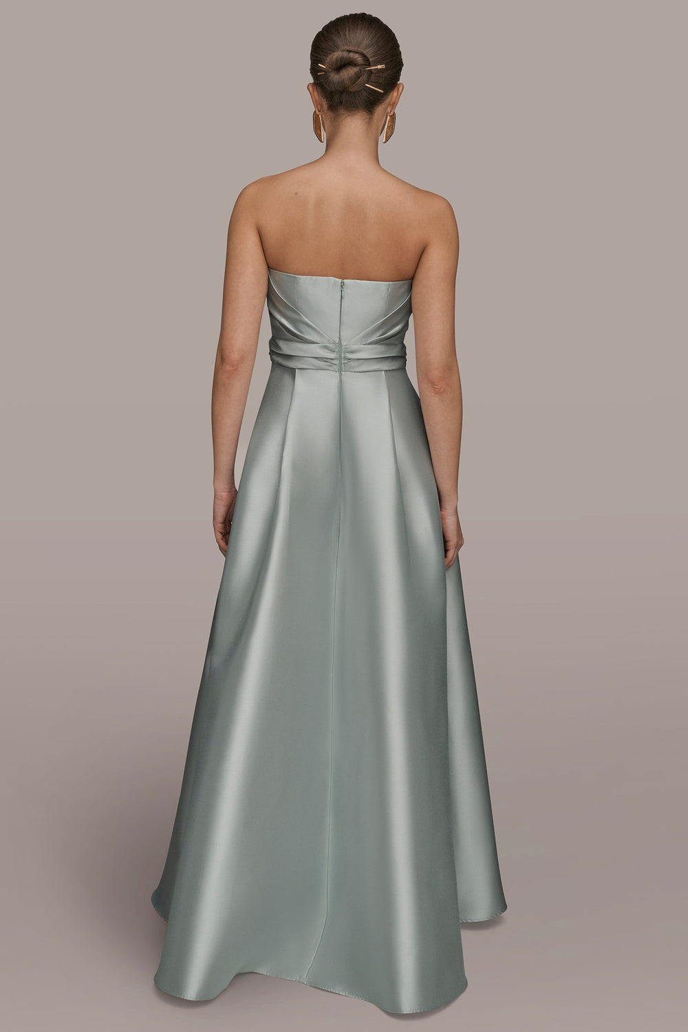 Donna Karan | MIKADO SATIN STRAPLESS GOWN