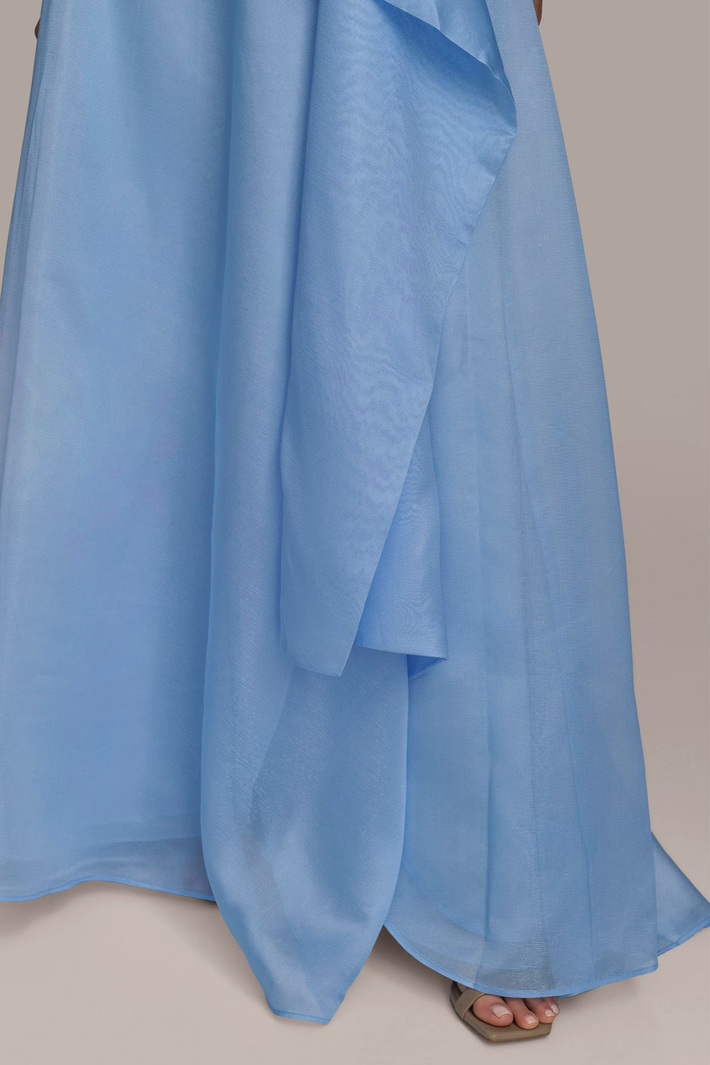 Donna Karan | ORGANZA STRAPLESS CASCADING GOWN