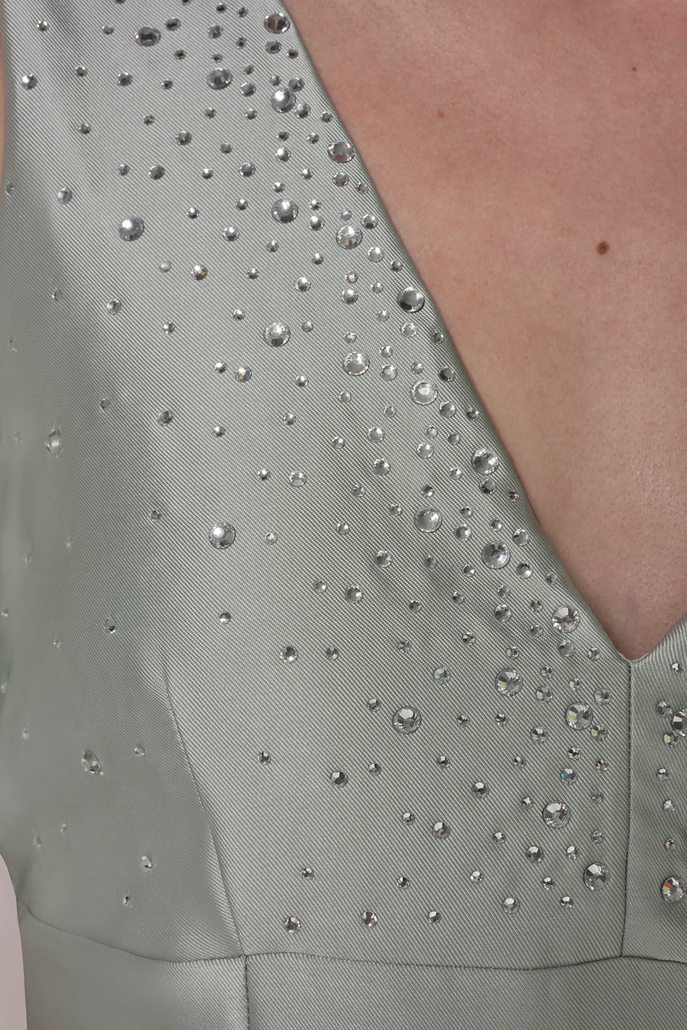 Donna Karan | MIKADO CRYSTAL MIDI GOWN