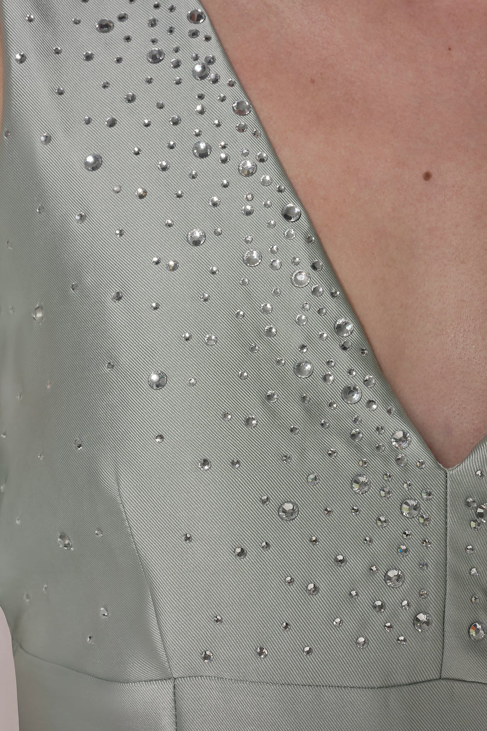Donna Karan | MIKADO CRYSTAL MIDI GOWN
