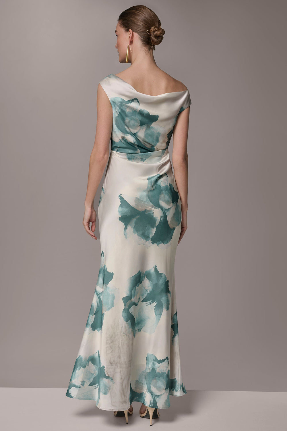 Donna Karan | CHARMEUSE FLORAL GOWN