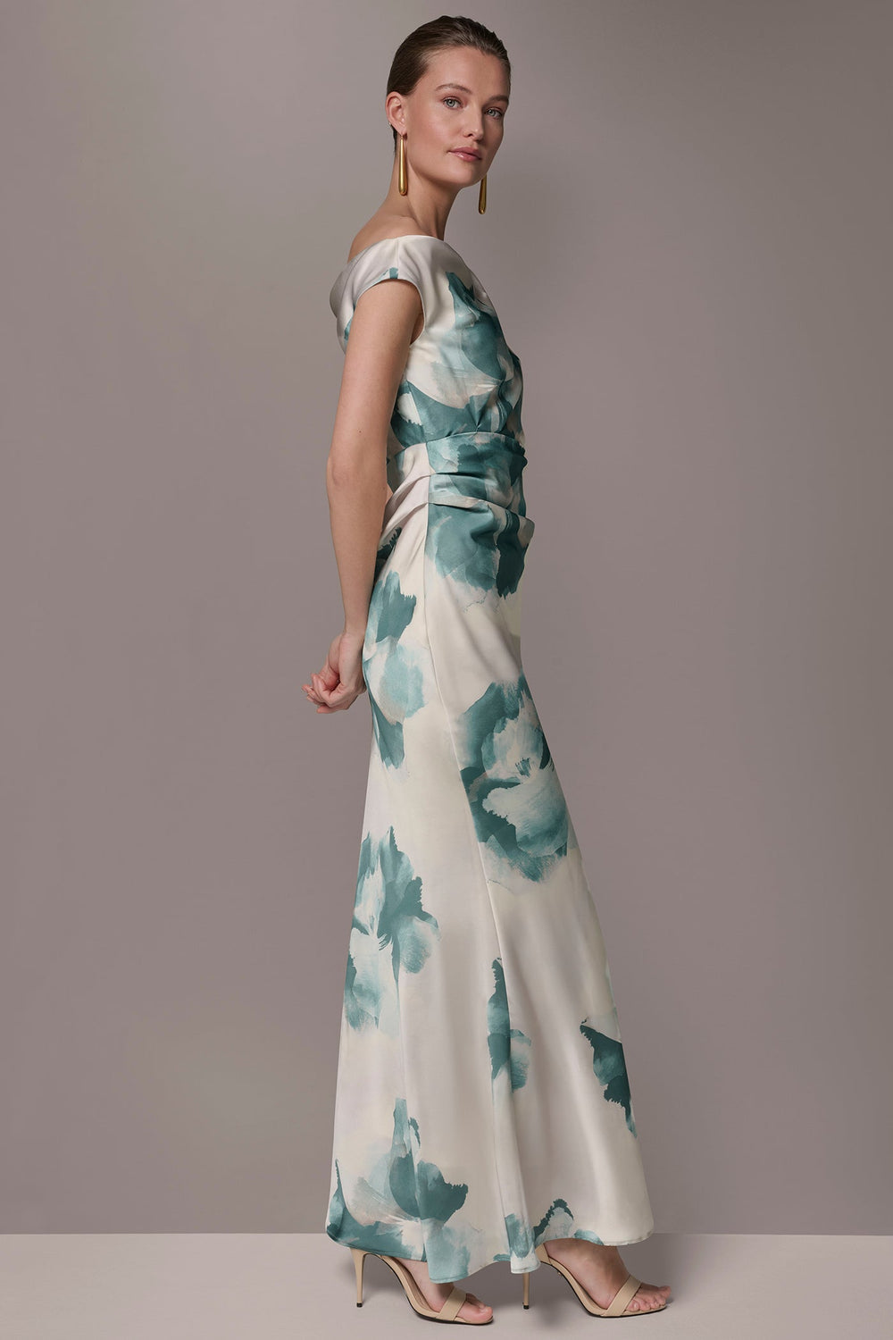 Donna Karan | CHARMEUSE FLORAL GOWN