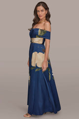 Donna Karan | MIKADO FLORAL OFF-THE-SHOULDER BALL GOWN