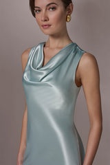 Donna Karan | SLEEVELESS COWL-NECK GOWN