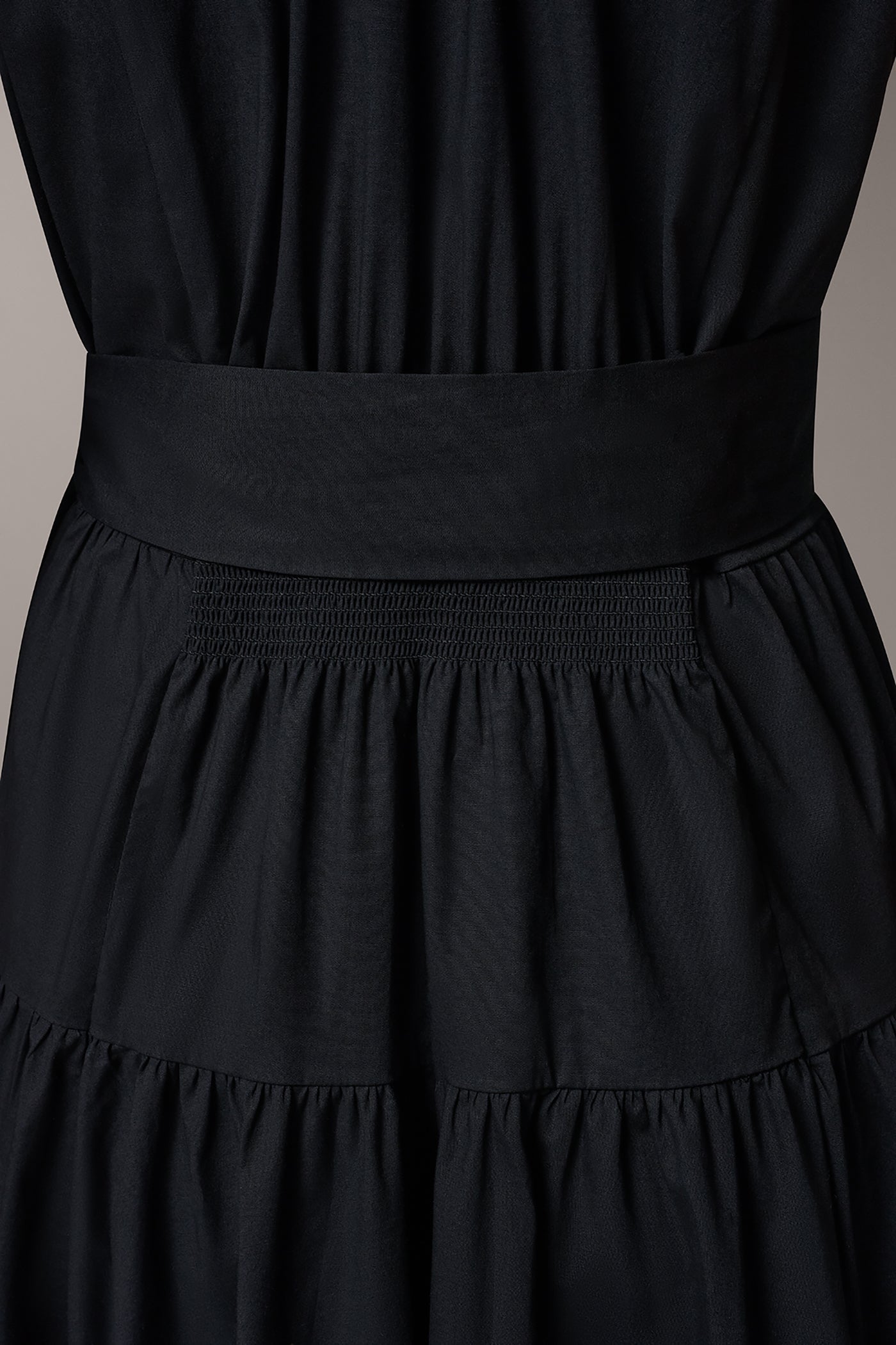 Donna Karan | CAP SLEEVE MIDI SHIRT DRESS