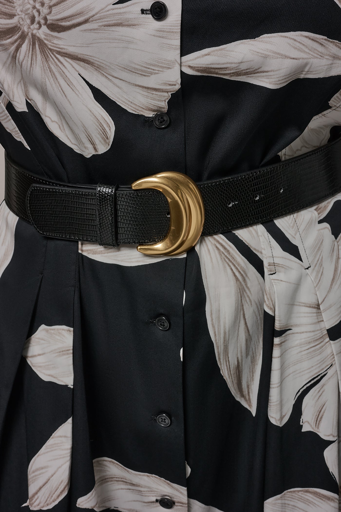 Donna Karan | SLEEVELESS MIDI HALTER SHIRT DRESS