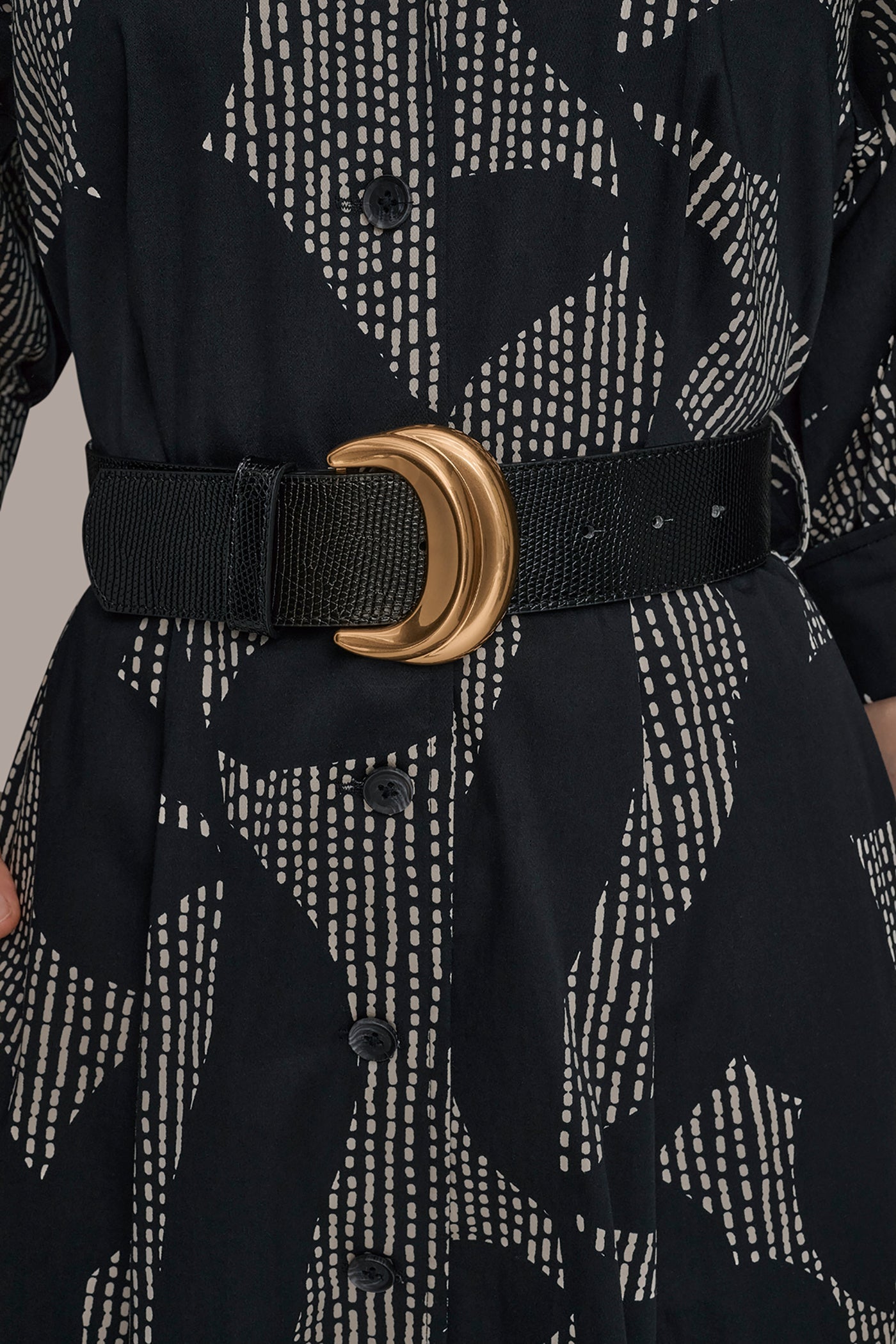 Donna Karan | COTTON FLORAL MIDI SHIRT DRESS