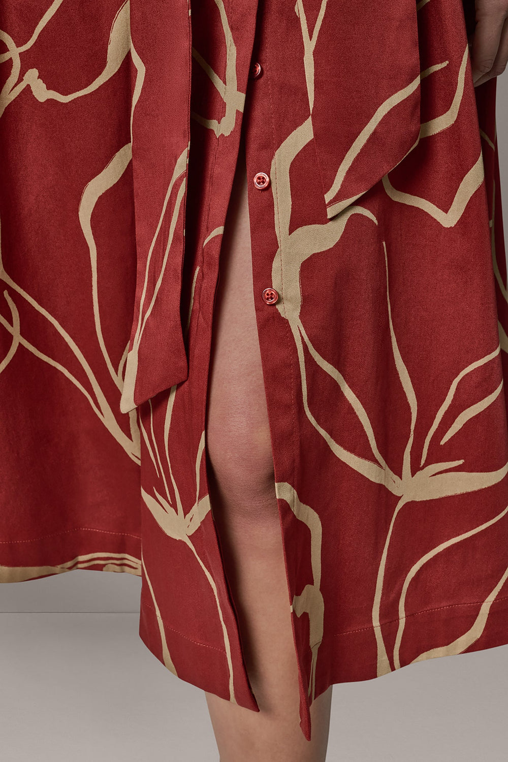 Donna Karan | SLEEVELESS PRINT MIDI DRESS