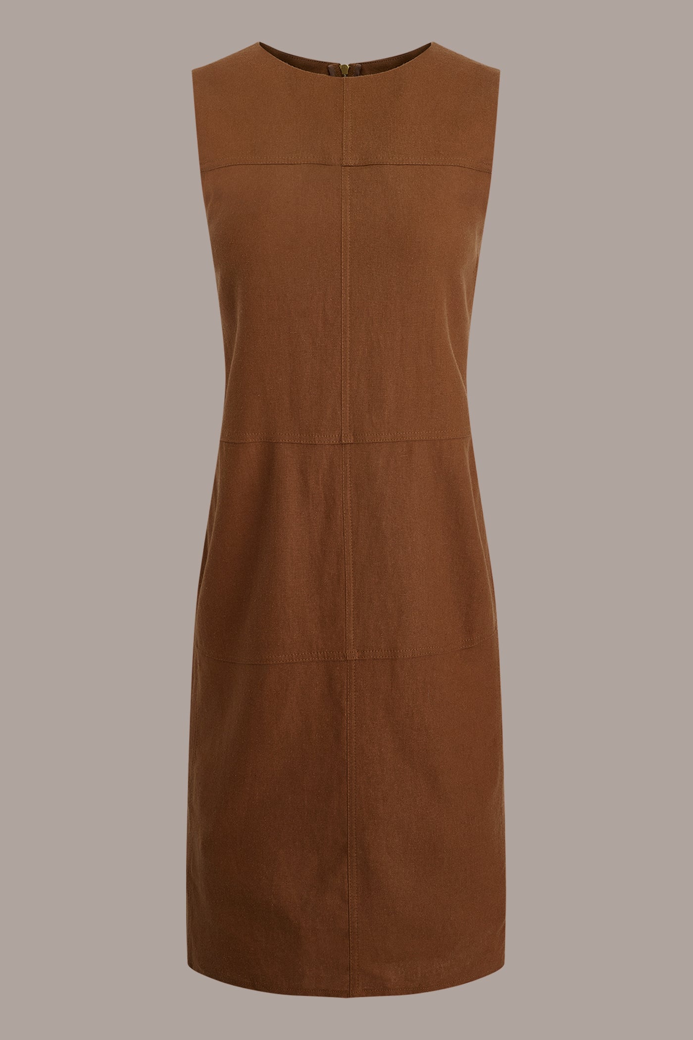 Donna Karan | LINEN-BLEND SHIFT DRESS