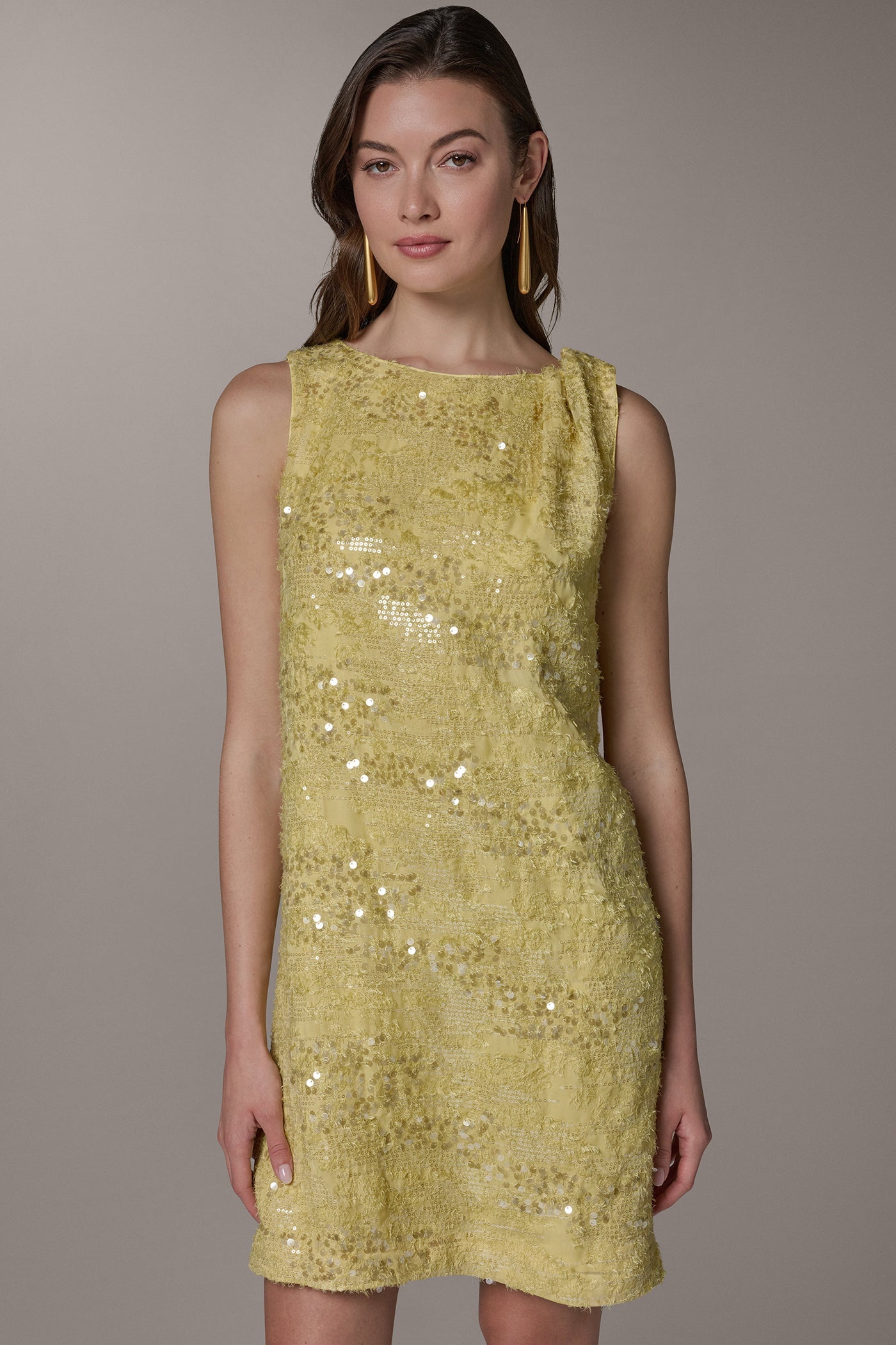 Donna Karan | SEQUIN SHIFT DRESS