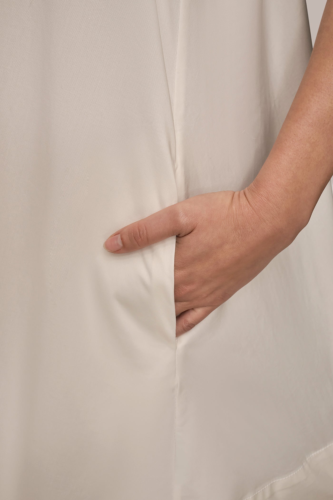 Donna Karan | ELBOW-SLEEVE MINI SHIRT DRESS
