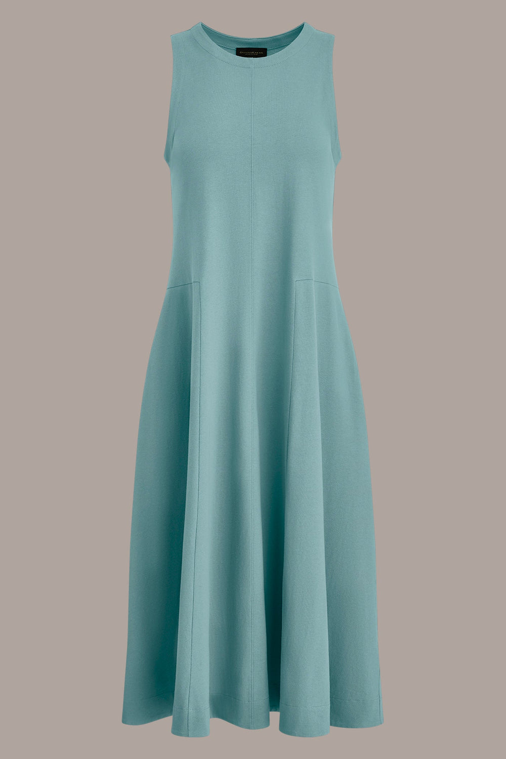 Donna Karan | SLEEVELESS MIDI TRAPEZE DRESS