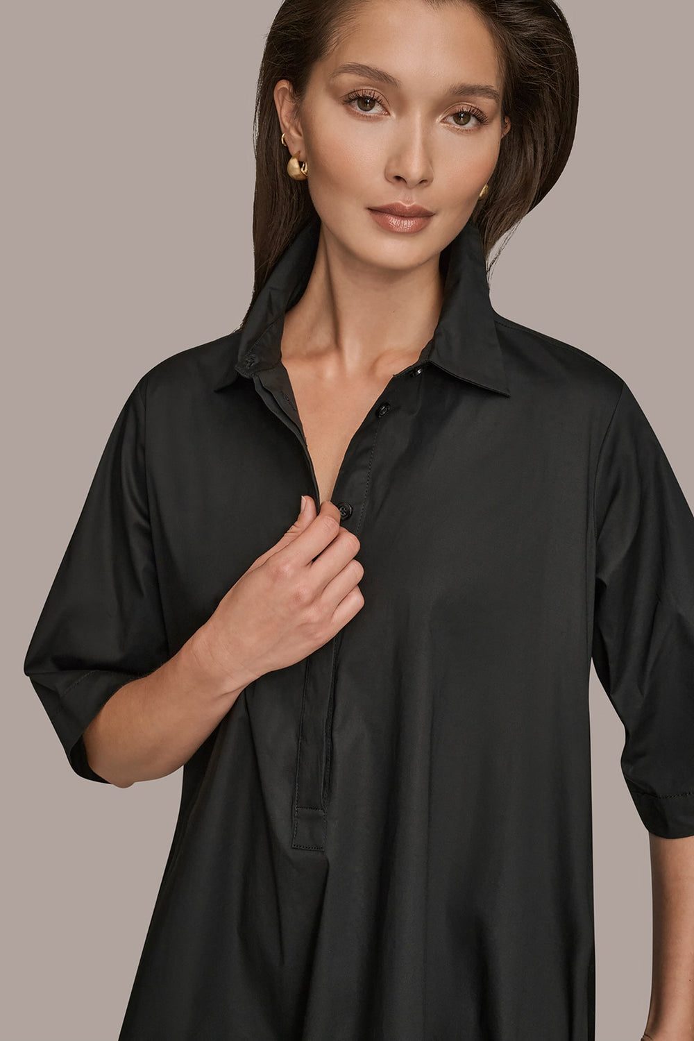 Donna Karan | ELBOW-SLEEVE DRESS