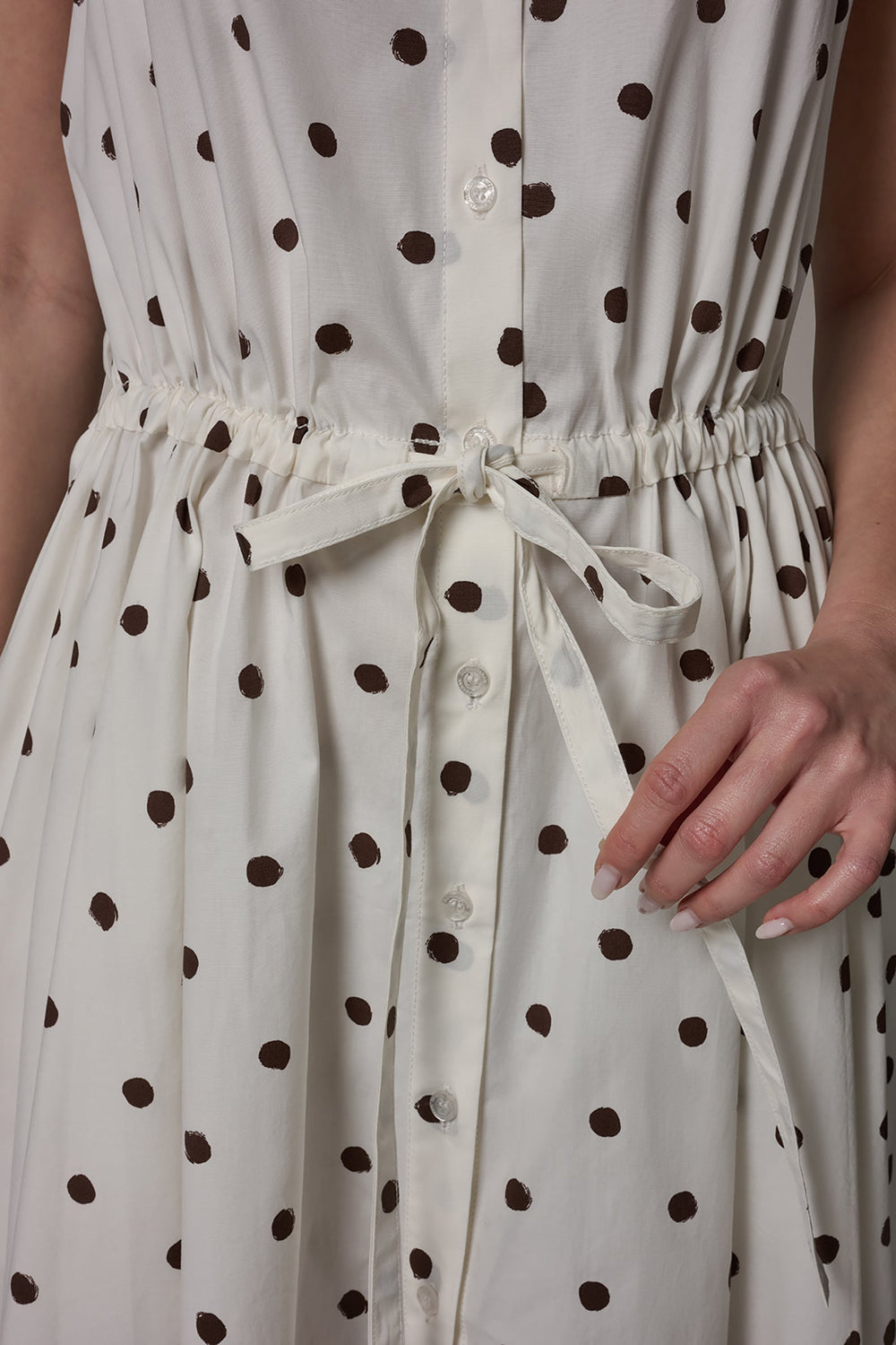 Donna Karan | SLEEVELESS MIDI HALTER DRESS