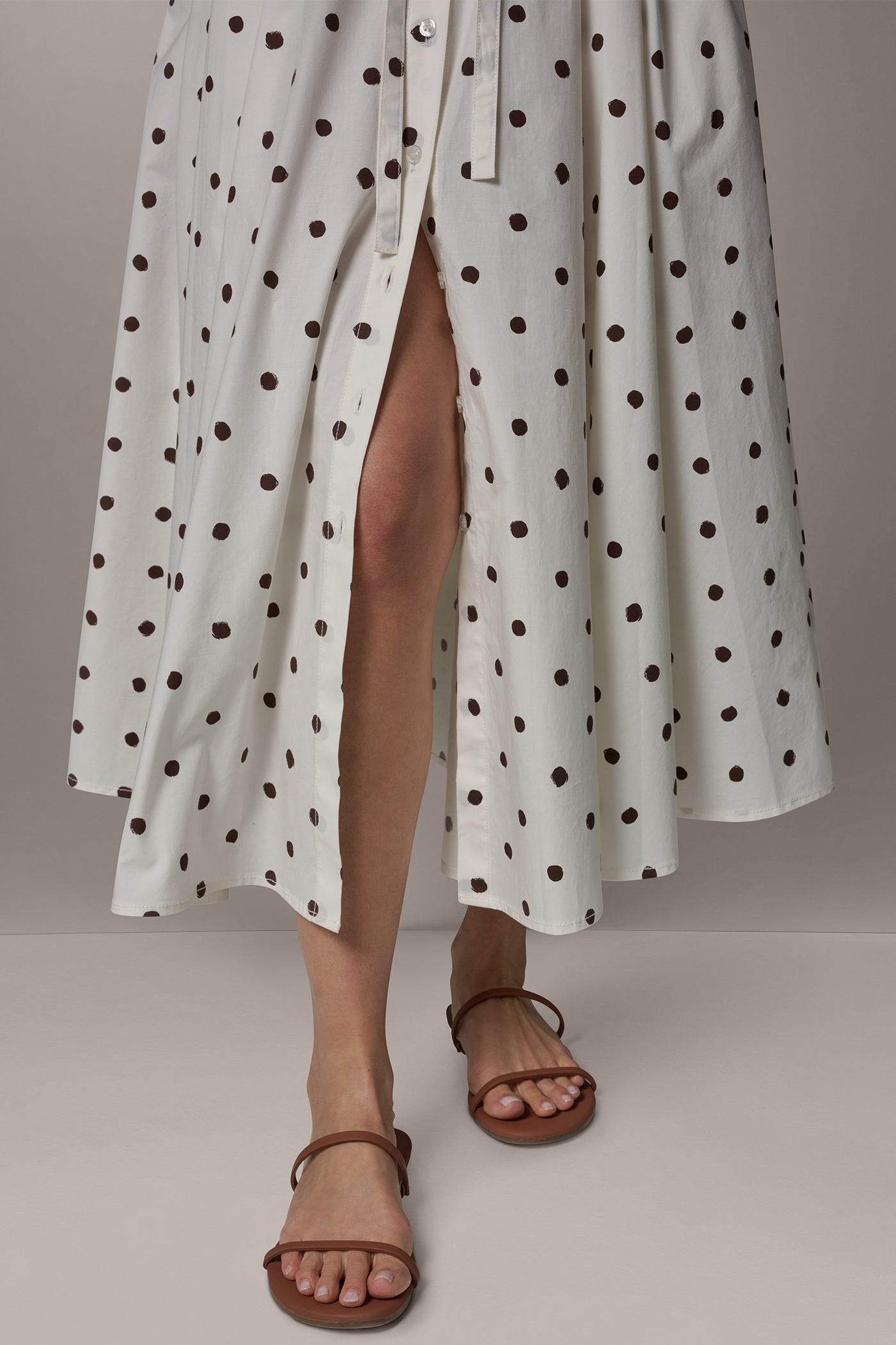 Donna Karan | SLEEVELESS MIDI HALTER DRESS