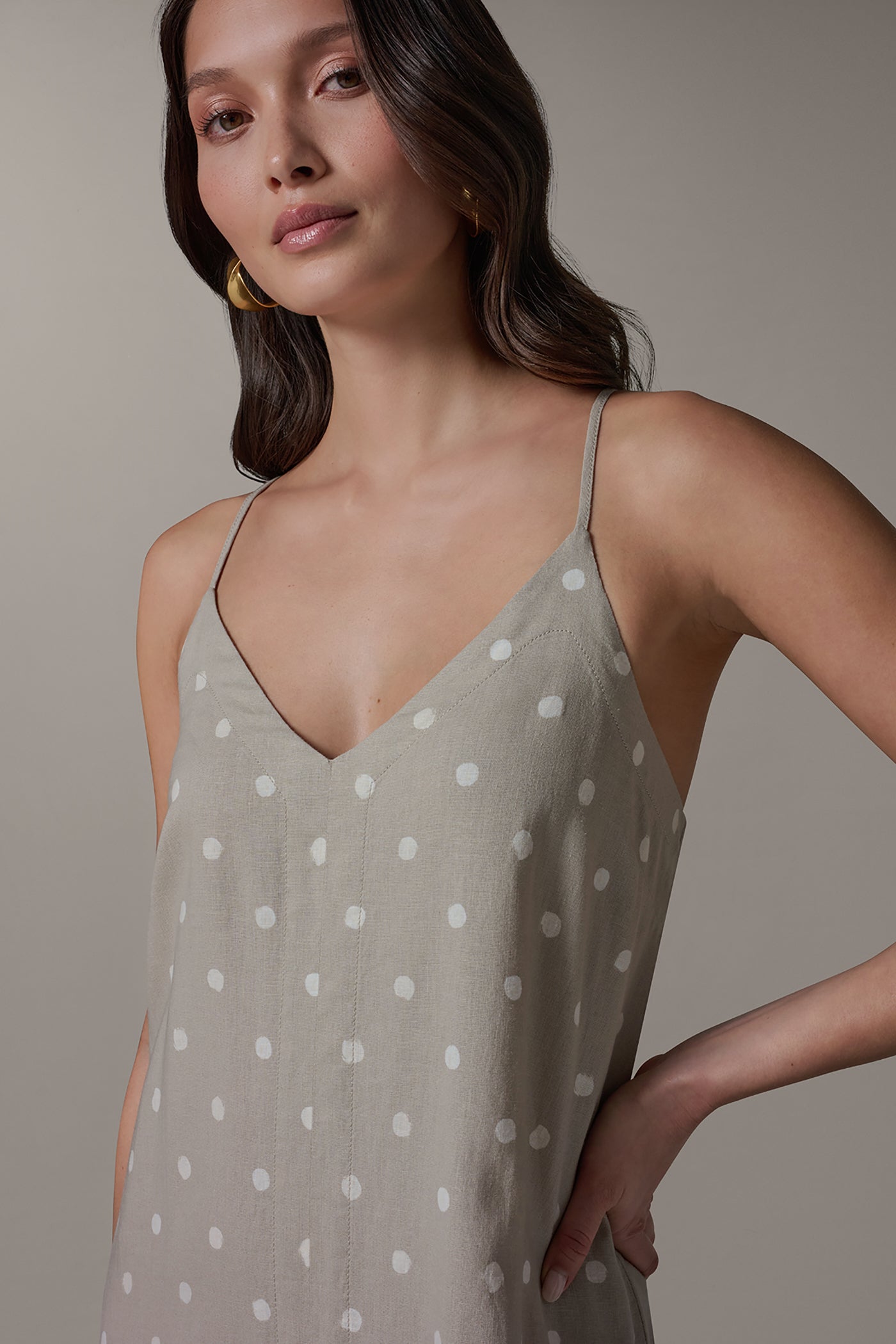 Donna Karan | SLEEVELESS MAXI CUTOUT DRESS