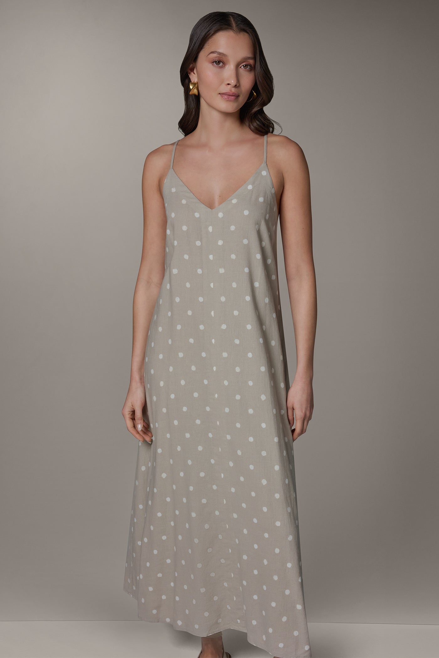 Donna Karan | SLEEVELESS MAXI CUTOUT DRESS