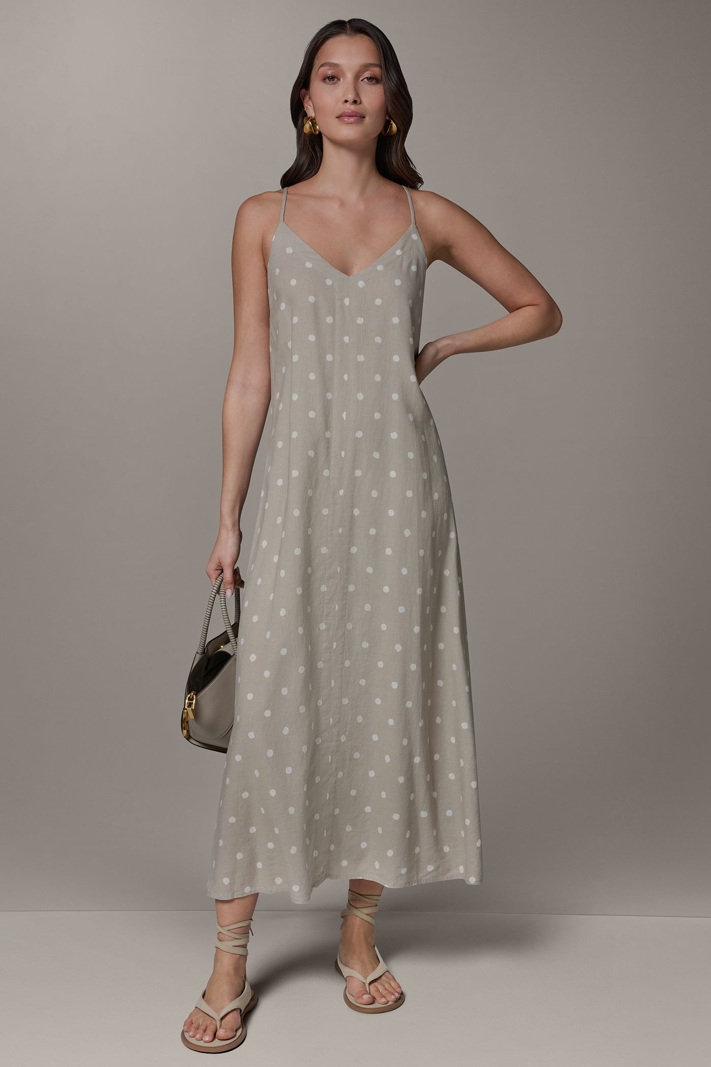 Donna Karan | SLEEVELESS MAXI CUTOUT DRESS