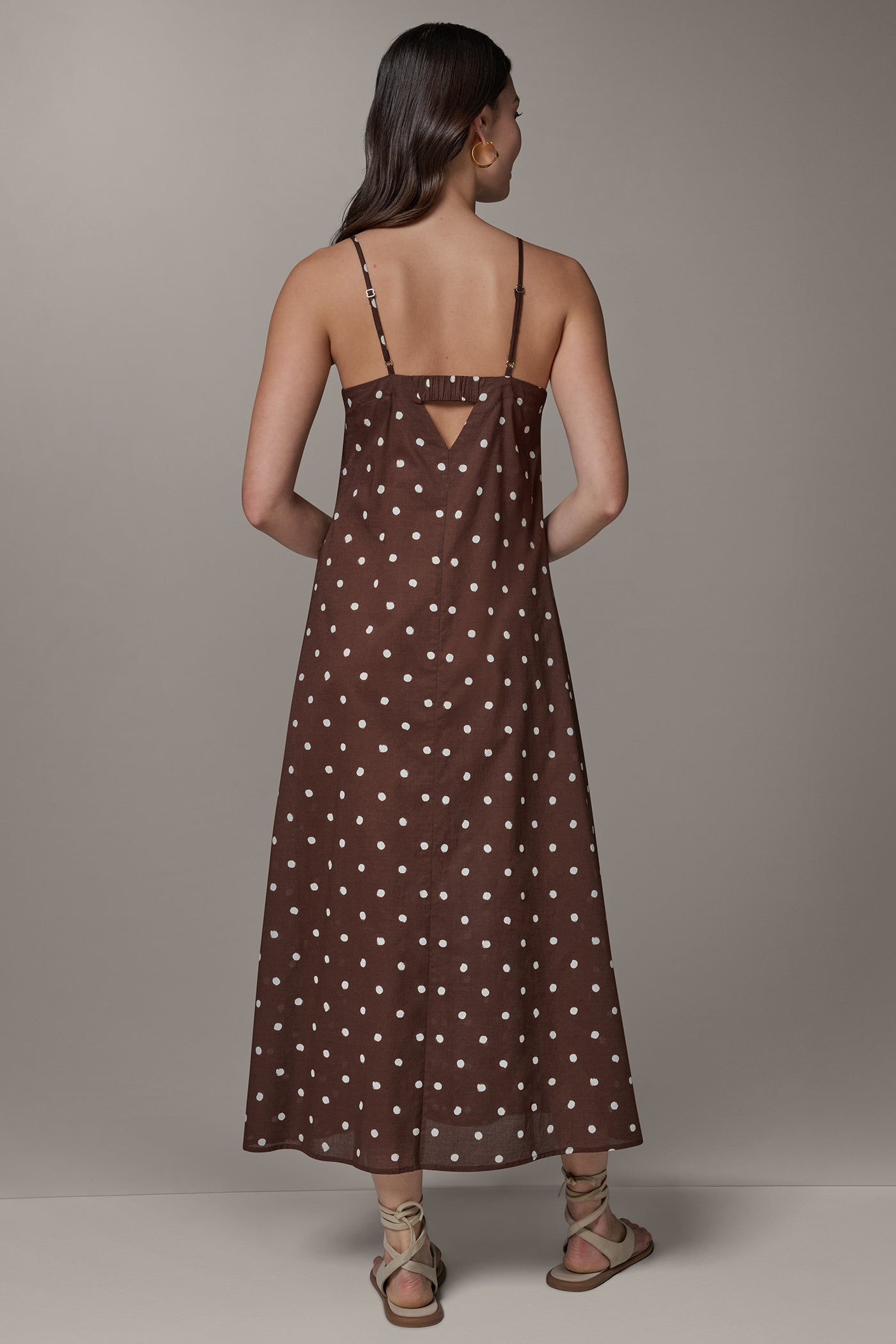 Donna Karan | SLEEVELESS MAXI CUTOUT DRESS