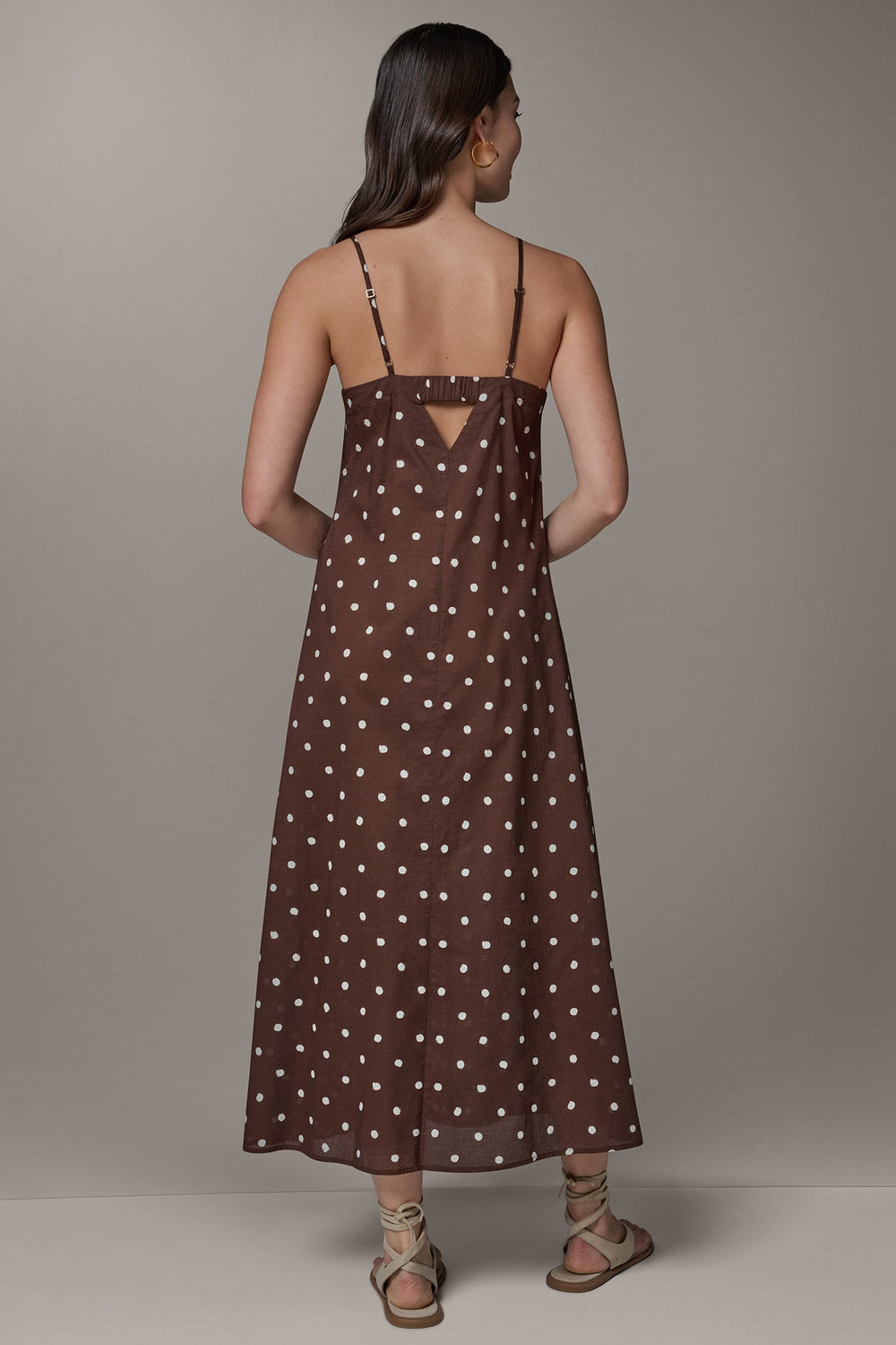 Donna Karan | SLEEVELESS MAXI CUTOUT DRESS