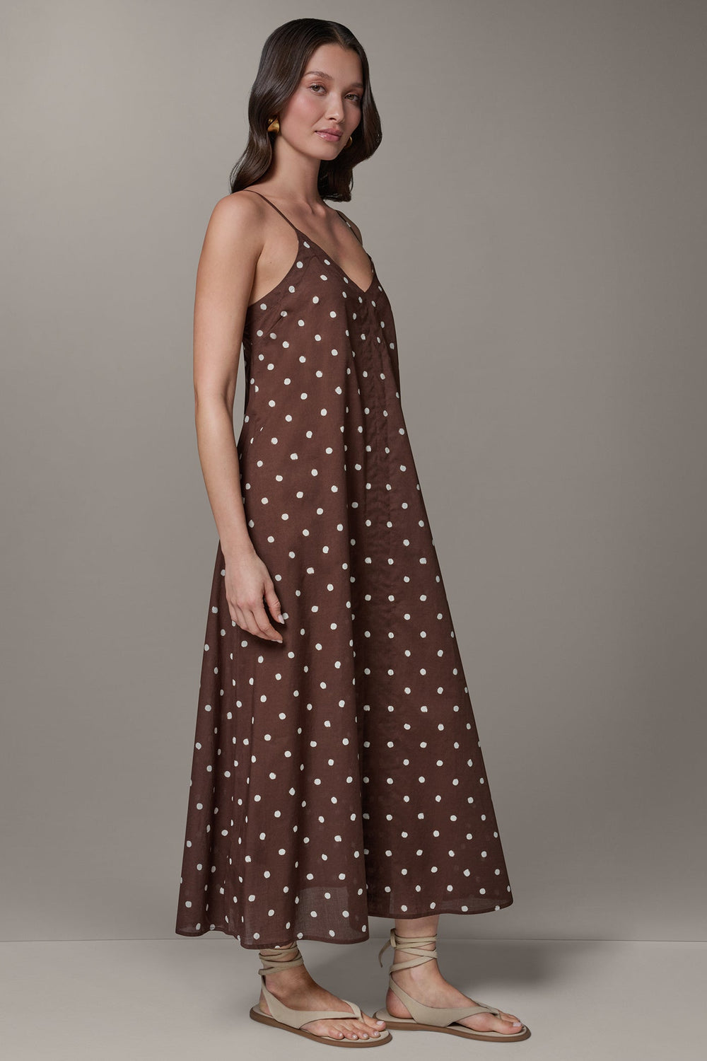 Donna Karan | SLEEVELESS MAXI CUTOUT DRESS