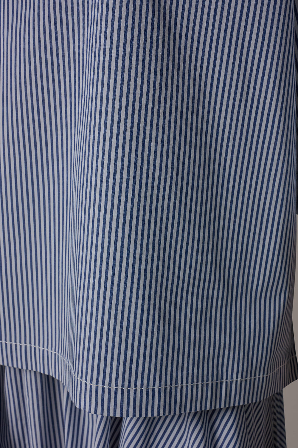 Donna Karan | 3/4 SLEEVE STRIPE BLOUSE